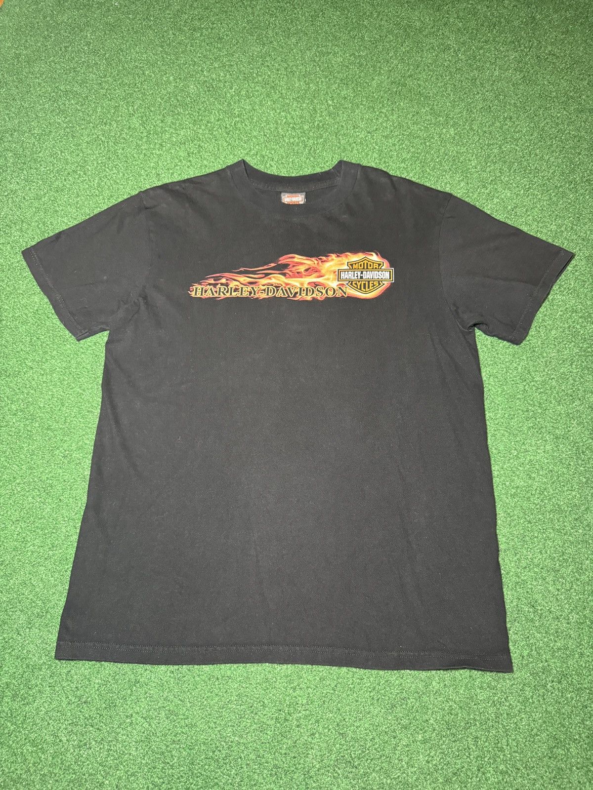 Harley Davidson Y2K Harley Davidson Flame Large Biker Twin Cities T Shirt Size US L / EU 52-54 / 3 - 1 Thumbnail