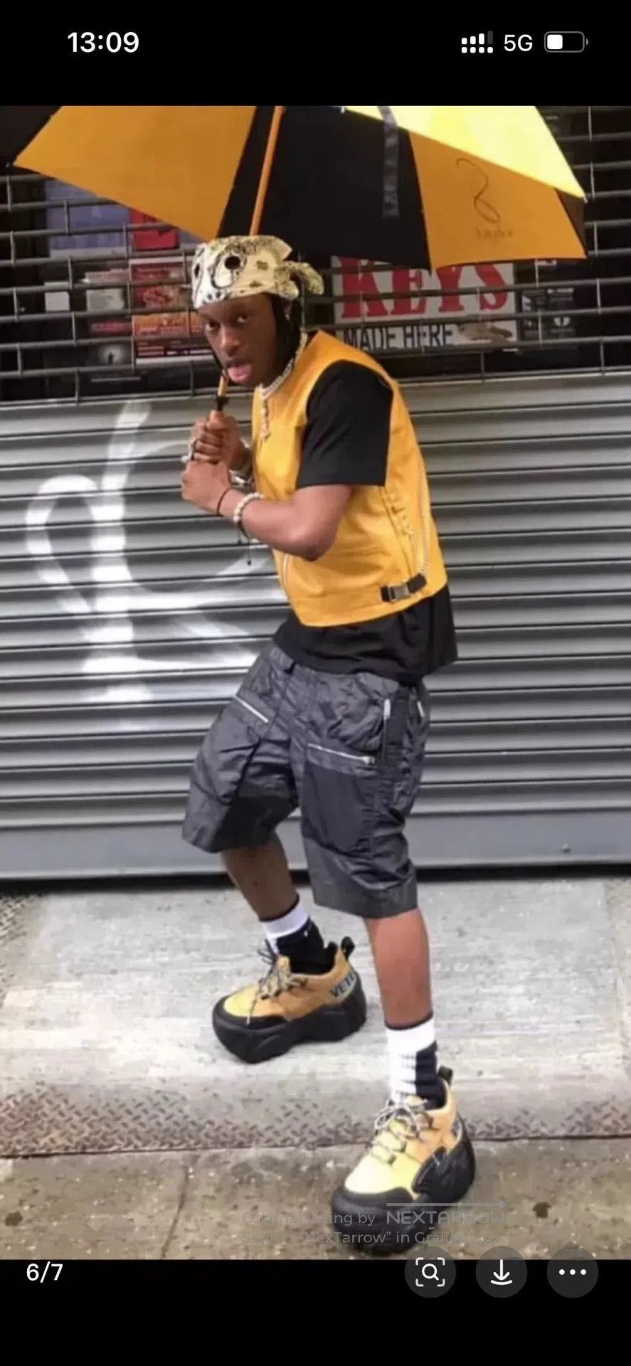 Vetements Vetements x Swear Yellow Suede Tank Shoes. Size US 5 / IT 35 - 6 Thumbnail