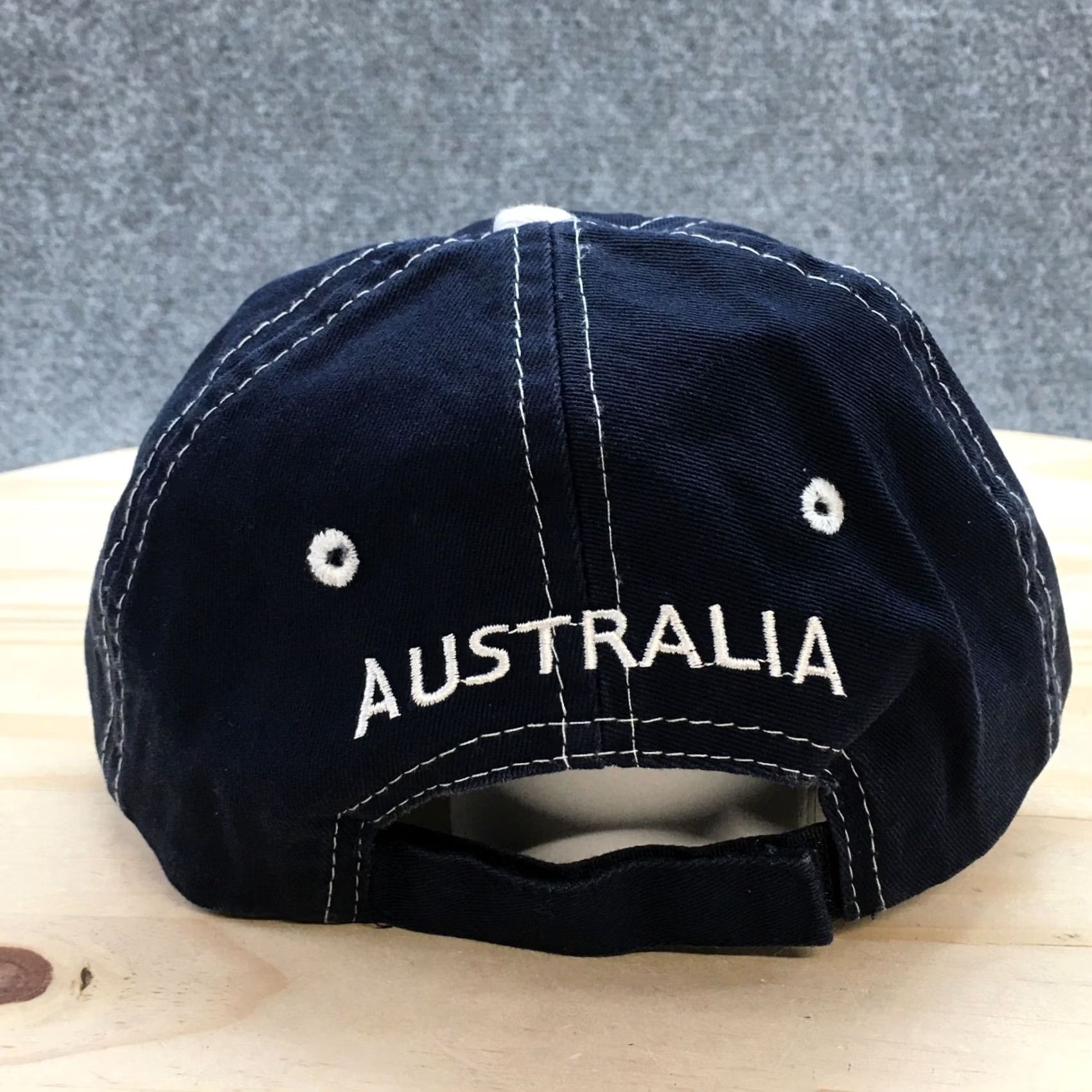 Logo 7 JoeyRoo Australia Baseball Hat Womens Blue OS Adjustable Embroidered Logo Size ONE SIZE - 7 Thumbnail