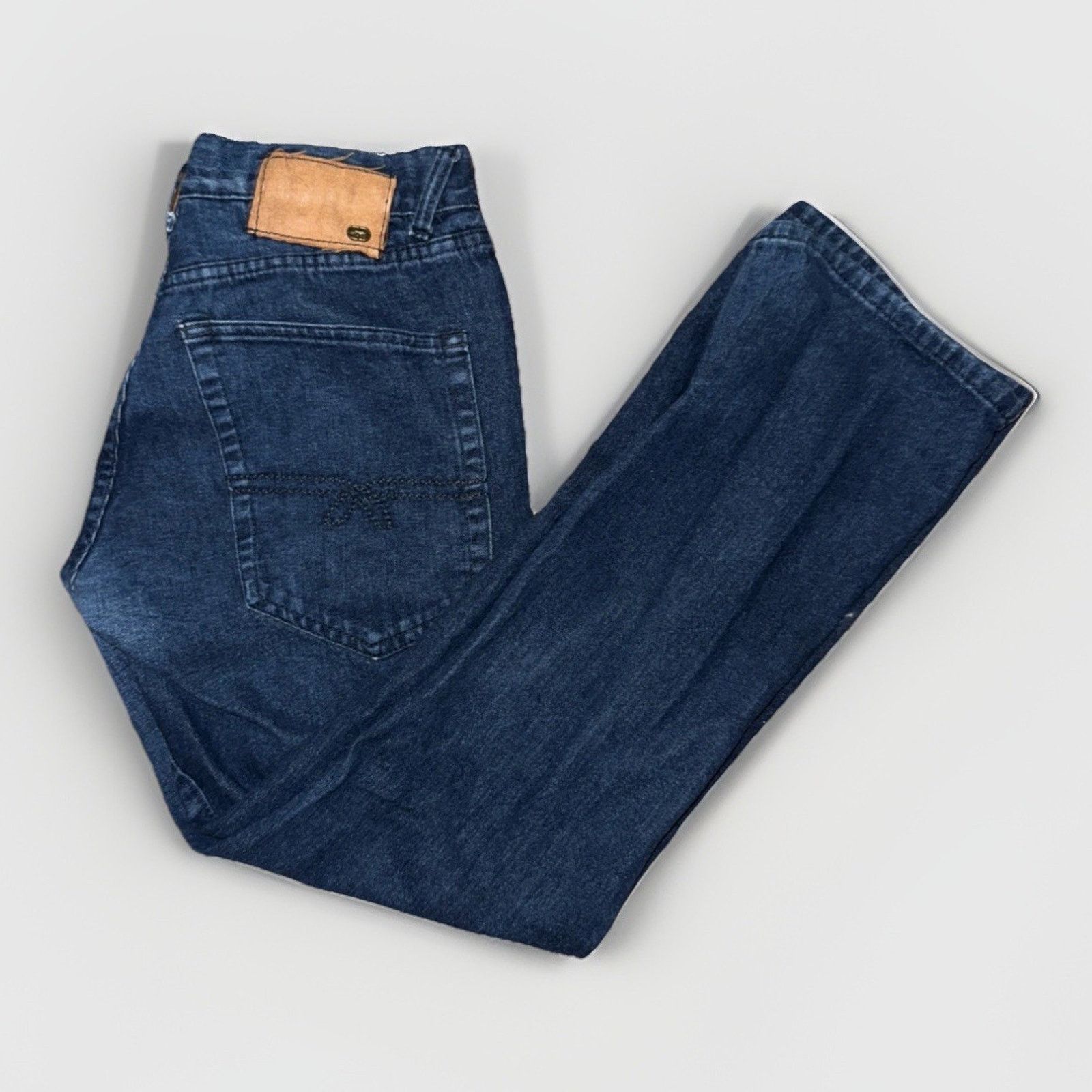 Ecko Unltd. × Vintage Ecko Unltd Jeans 32x32 Dark Blue Slim Straight Fit Y2K Size US 32 / EU 48 - 1 Thumbnail