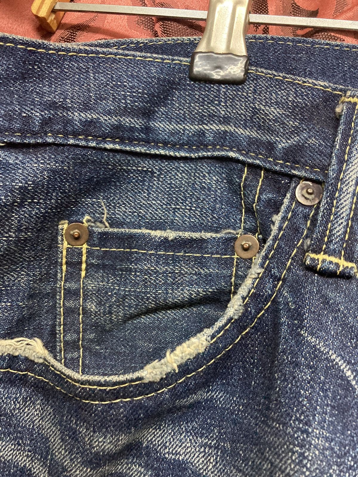Japanese Brand US BOARDER KIXX SELVEDGE JAPAN JEAN Size US 35 - 14 Thumbnail