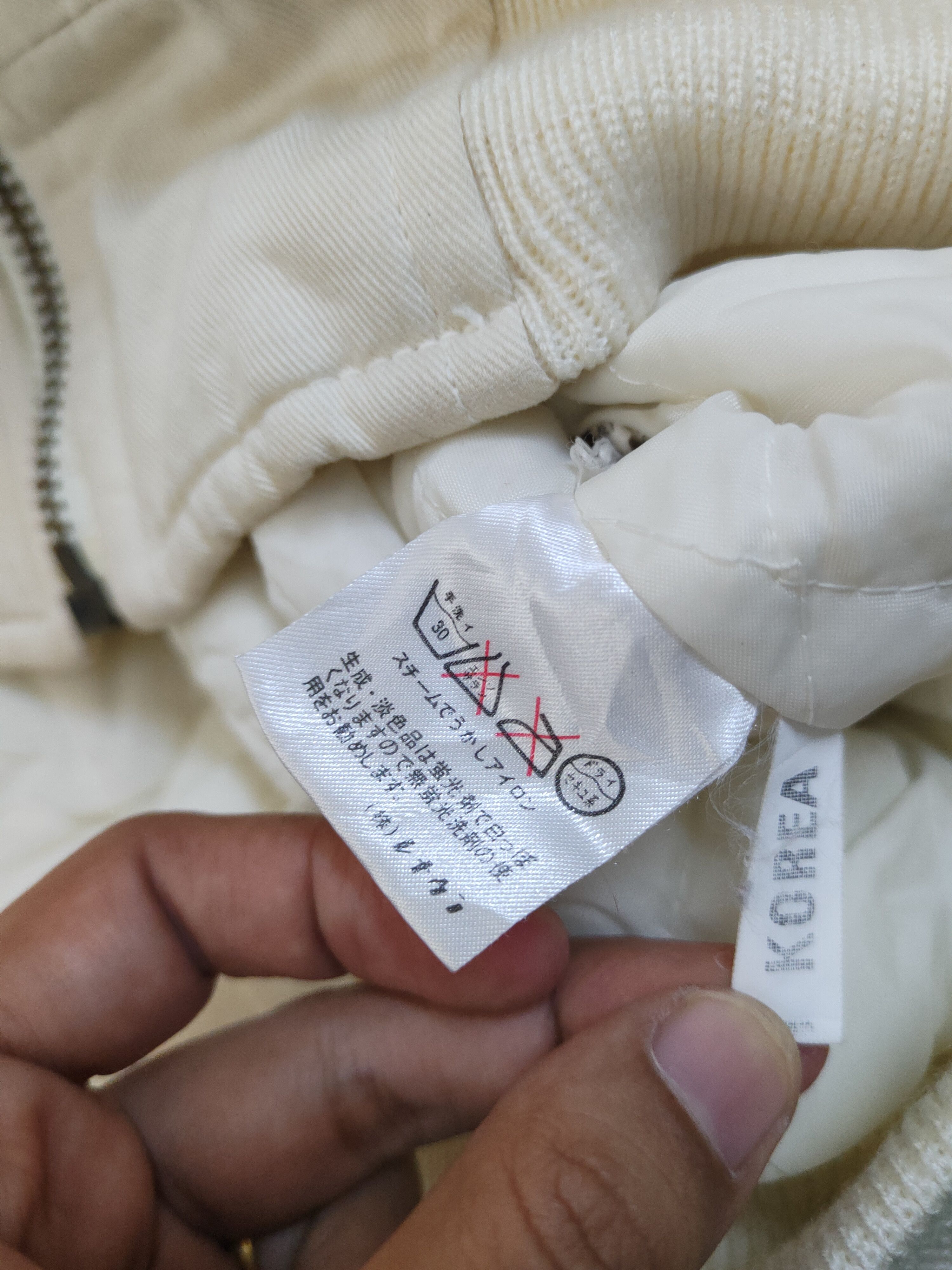 Japanese Brand Big Volunt racing Ivory Jackets vintage #W2051 Size US XL / EU 56 / 4 - 12 Thumbnail