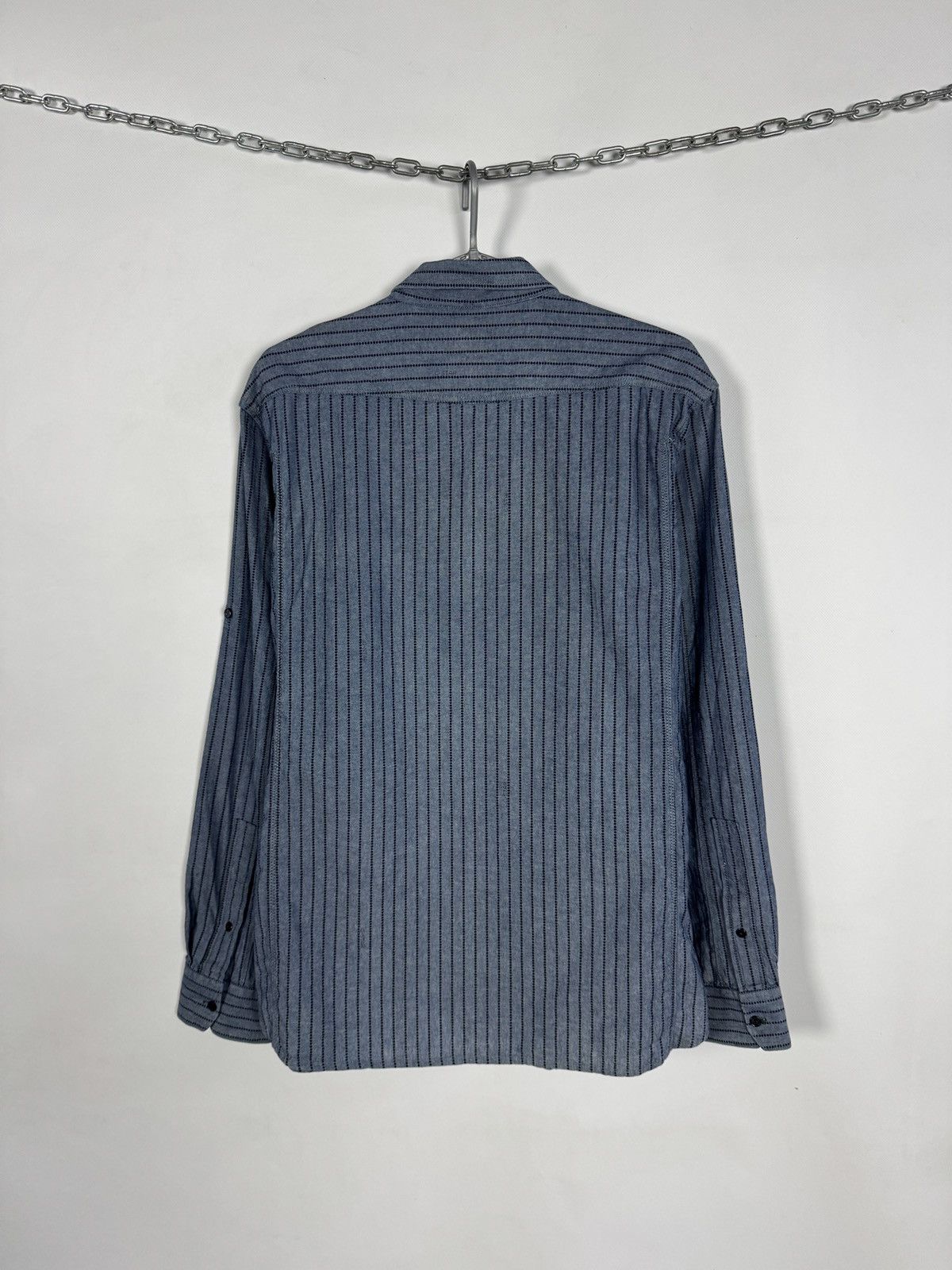 G-Star G-Star Raw Modernist Penn Striped Long Sleeve Striped Shirt Size US XXL / EU 58 / 5 - 12 Thumbnail