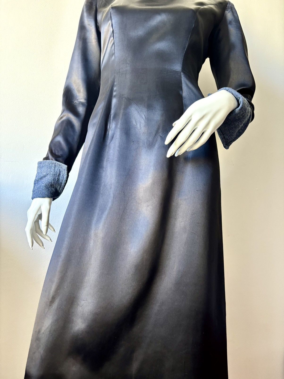 Other Black silk evening dress circa 60’s Size XS / US 0-2 / IT 36-38 - 2 Thumbnail