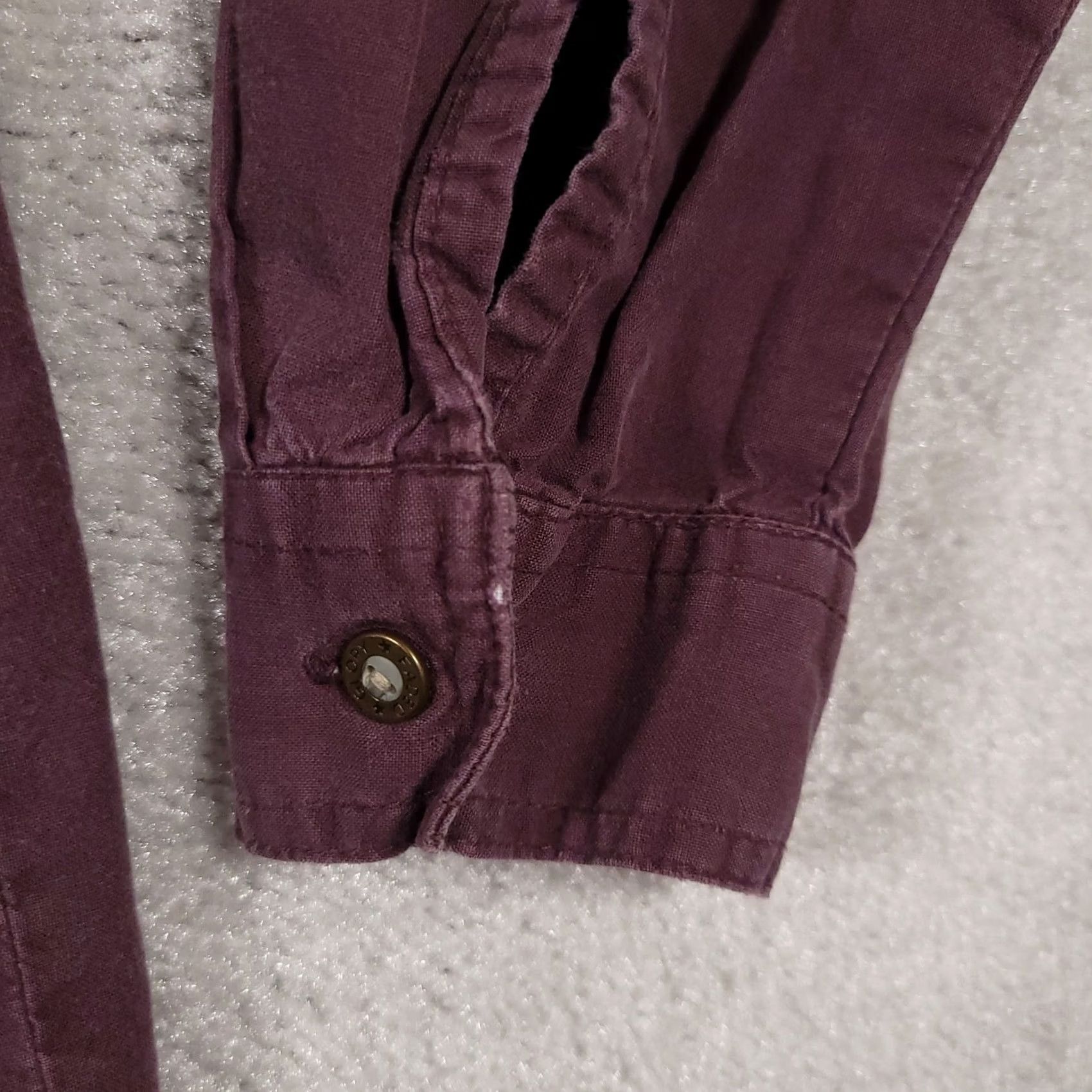 Faded Glory VINTAGE Faded Glory Air Patrol Aviation Button Up Shirt Mens Medium Maroon Retro 80s Retro Casual Shirt Mens Size US M / EU 48-50 / 2 - 6 Thumbnail