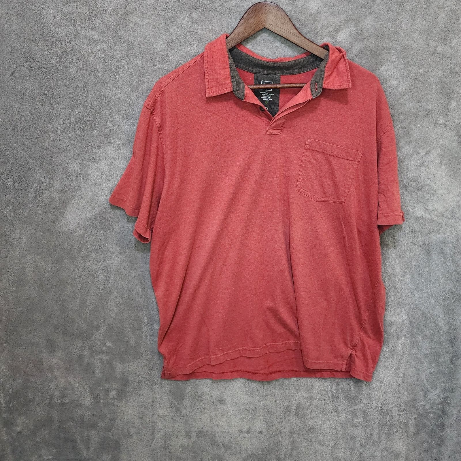 Rei REI XL Polo Shirt Red Organic Cotton Men's Size US XL / EU 56 / 4 - 1 Thumbnail