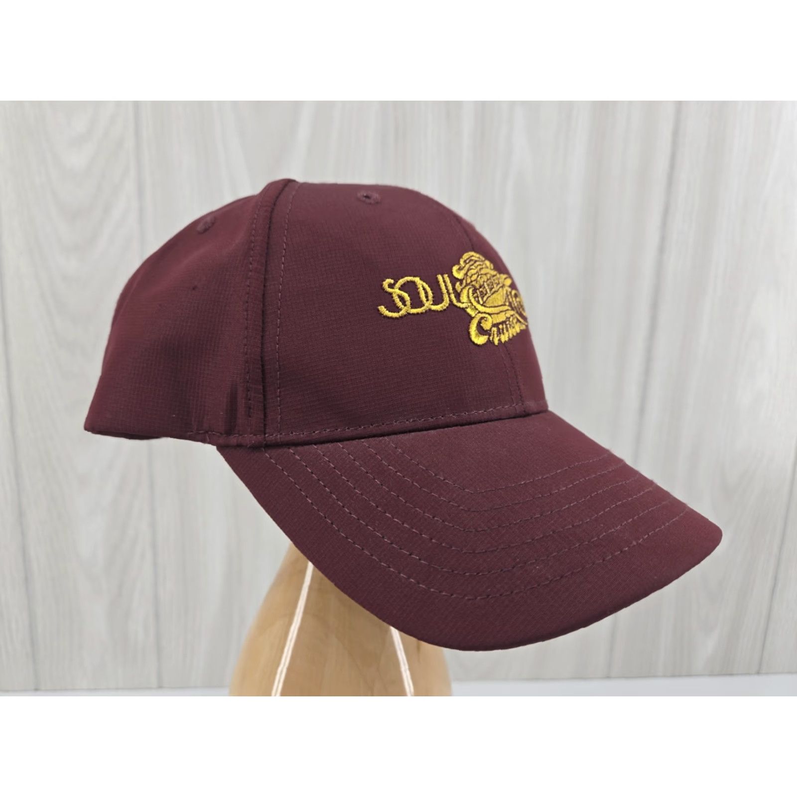 Vintage SOUL TRAIN CRUISE ADJUSTABLE STRAPBACK BASEBALL HAT CAP Maroon Unisex Adults One Size Sports Outdoor Adjustable Maroon Baseball Cap Hats Size ONE SIZE - 3 Thumbnail