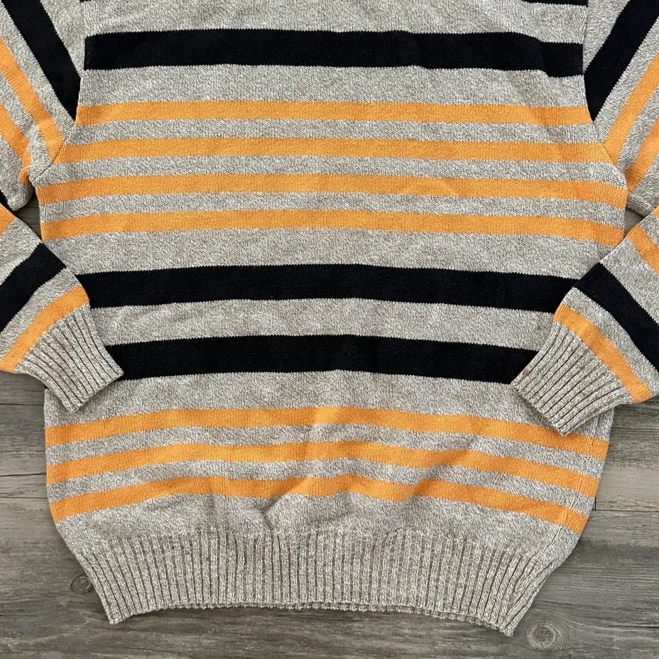 Christian Dior Monsieur Vintage Christian Dior Knite Striped Sweater Size Large Size US L / EU 52-54 / 3 - 2 Thumbnail