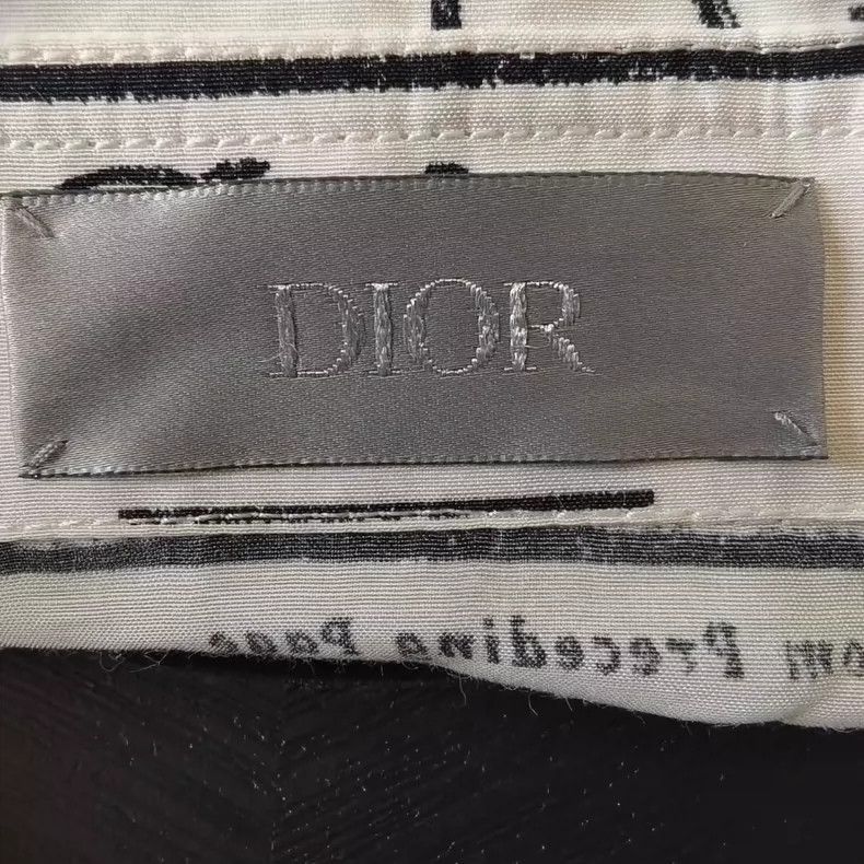 Dior Dior x ERL newspaper print shirt Size US S / EU 44-46 / 1 - 3 Thumbnail