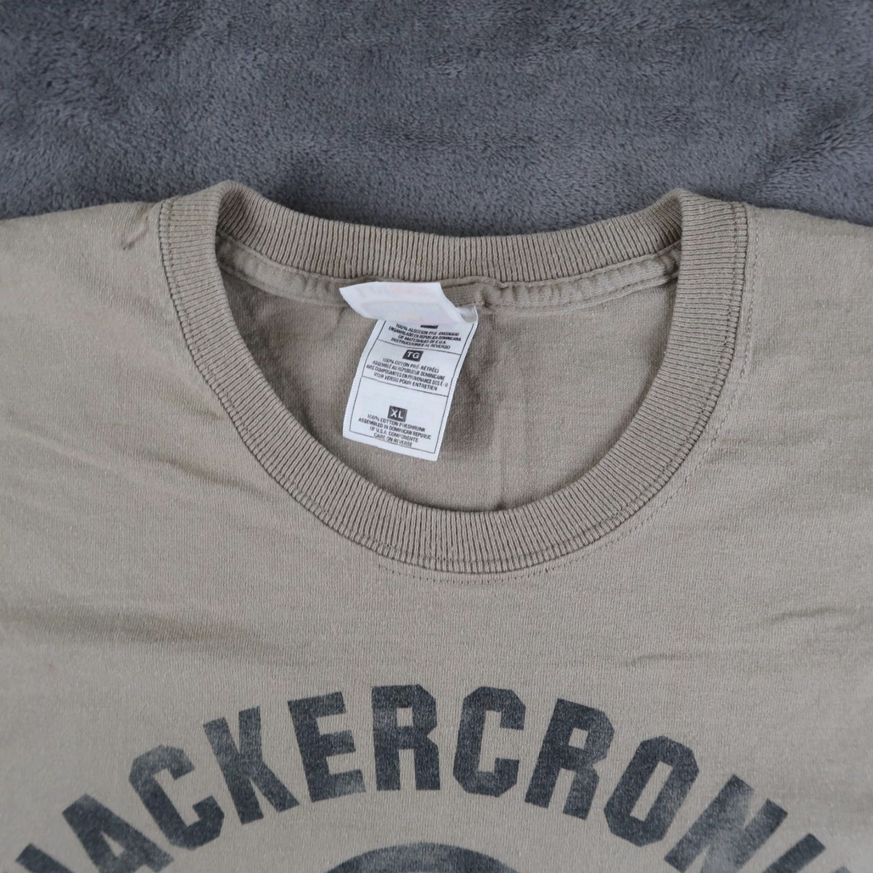 Fruit Of The Loom VINTAGE Hacker Cronie and Phreak Beige T-Shirt XL Mens Crew Neck Short Sleeve Cotton Graphic Print, Beige, XL, Mens, T-Shirt Size US XL / EU 56 / 4 - 4 Thumbnail