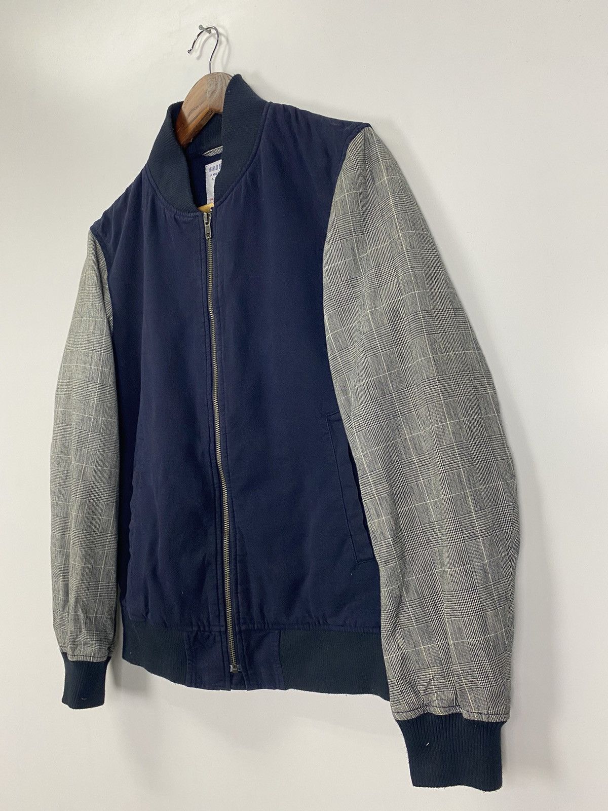 Japanese Brand Browny French Linen Varsity Jacket Size US L / EU 52-54 / 3 - 4 Thumbnail
