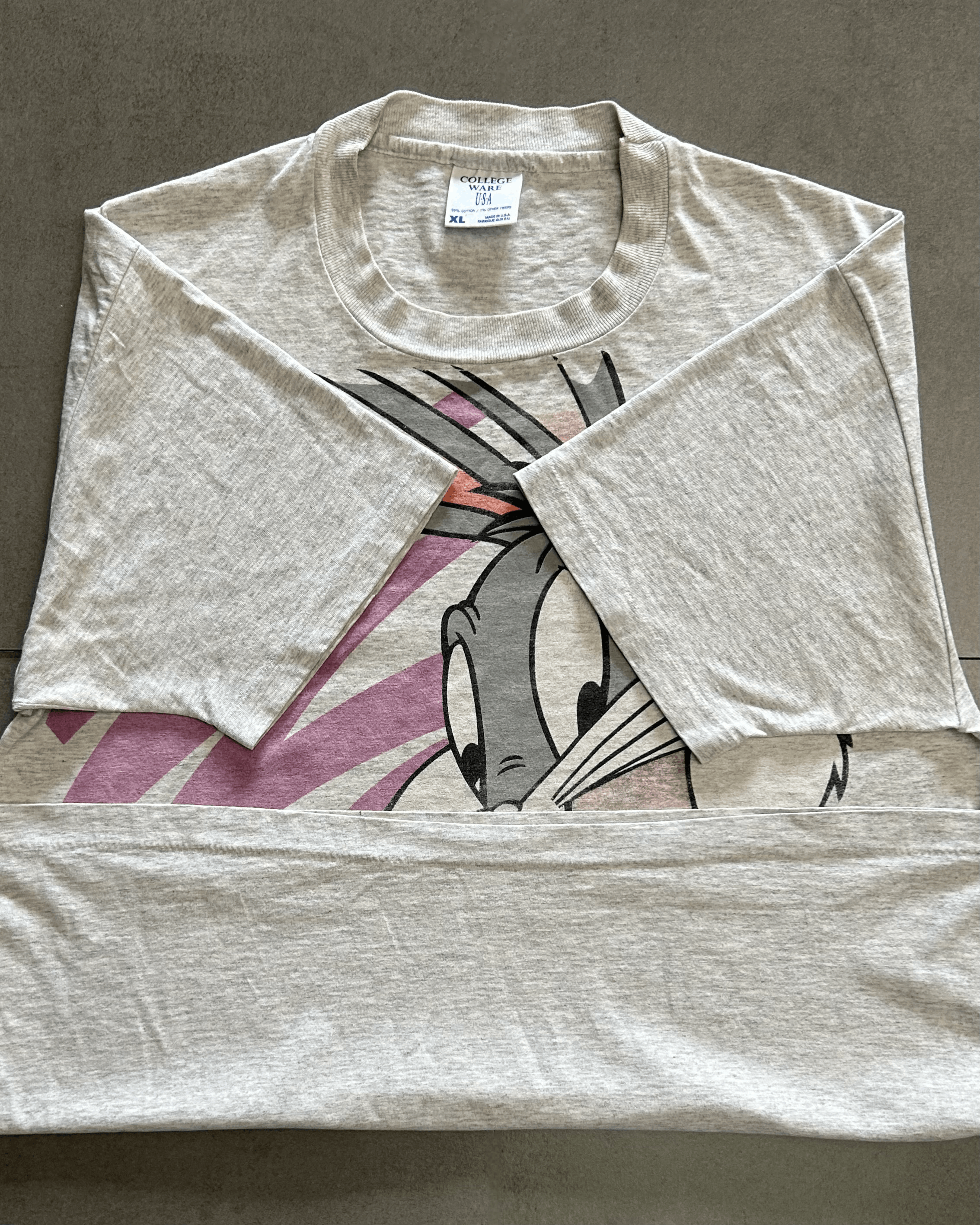 Warner Bros Bugs Bunny Graphic Tee – Single Stitch (1994) Size US XL / EU 56 / 4 - 2 Thumbnail
