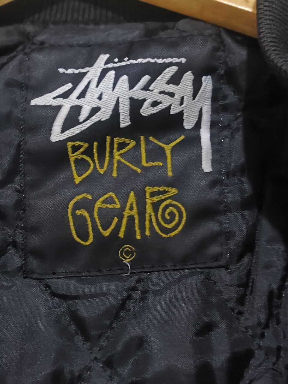 Stussy Masterpiece Rasta Lion Leather Sleeve Melton Stadium Jacket Size US XL / EU 56 / 4 - 4 Thumbnail