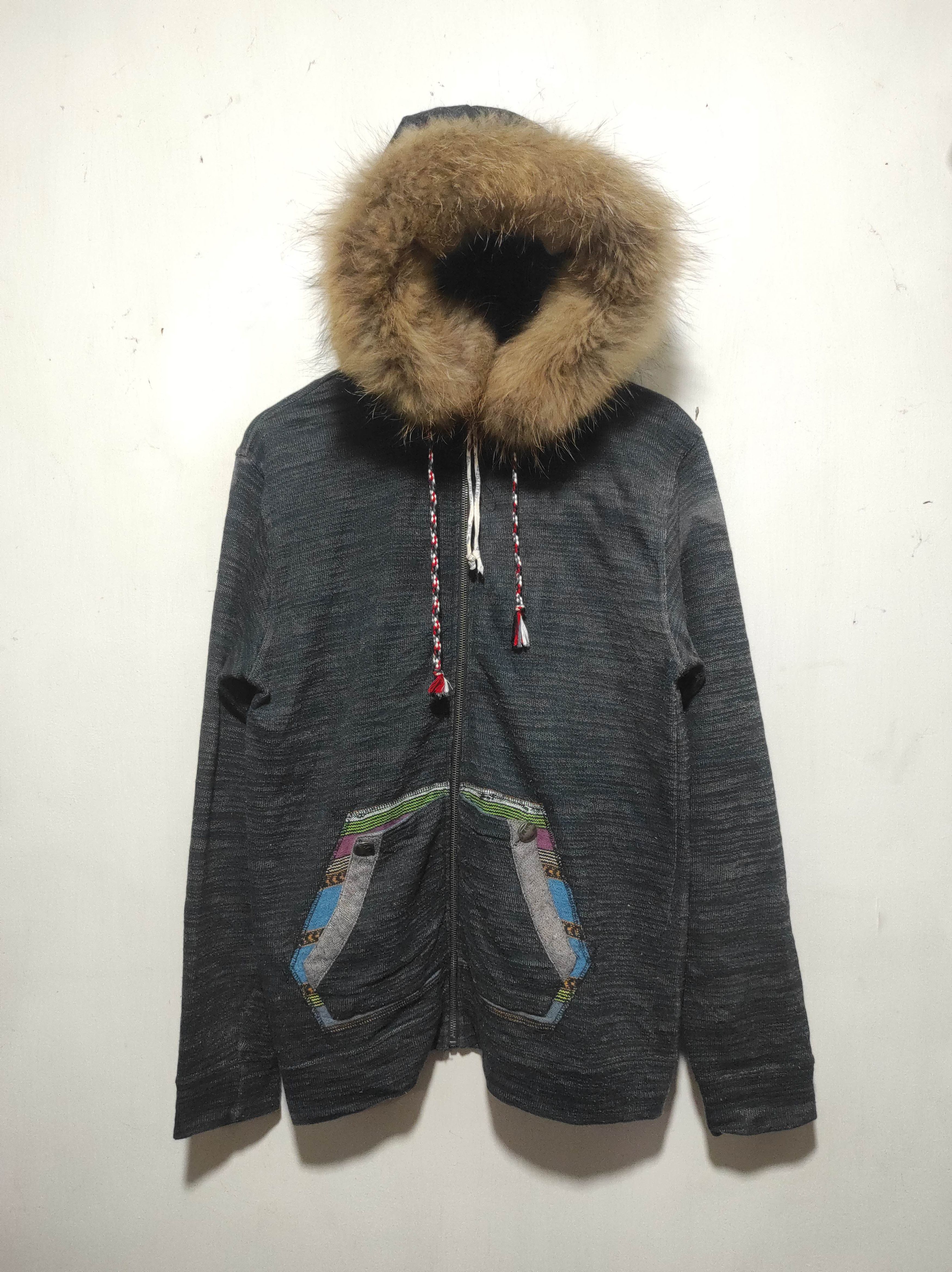 Hysteric Glamour POWER TO THE PEOPLE Zip Fur Hoodie IfSixWasNine LGB style Size US L / EU 52-54 / 3 - 2 Thumbnail