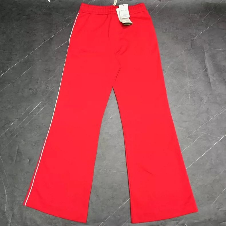Gucci GUCCI Red Wide Leg G Logo Pants-2506 Size US 42 / EU 58 - 2 Thumbnail