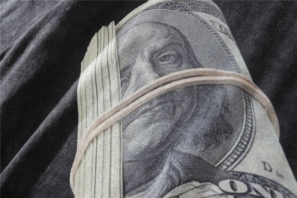 Japanese Brand × Vintage 90s Design Dollar Bill Oversized Printed Vintage T Shirt Size US M / EU 48-50 / 2 - 4 Thumbnail