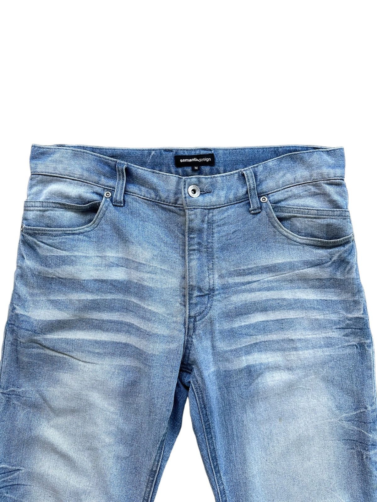 semanticdesign Semantic Design Banana Cut Denim Jeans Size US 32 / EU 48 - 2 Thumbnail