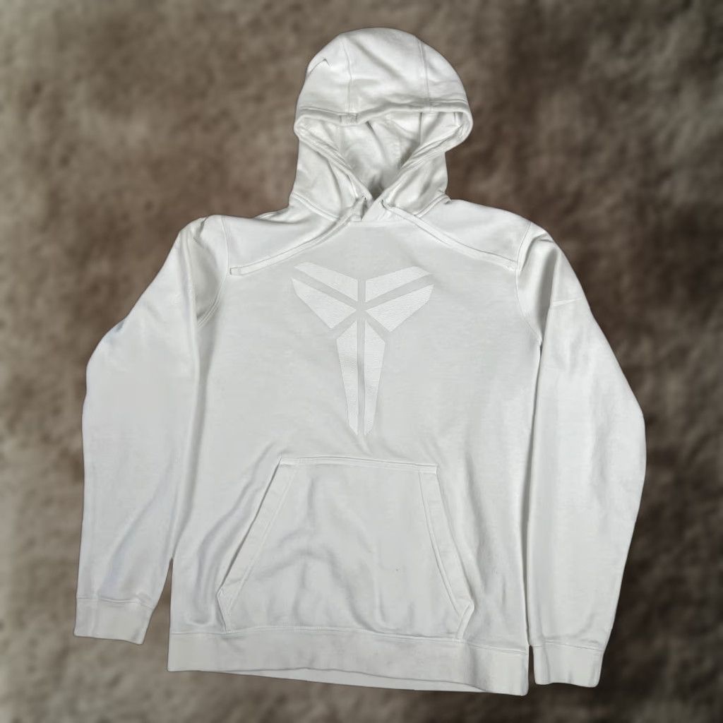 Nike VINTAGE Nike Kobe Black Mamba Hoodie Mens M White Graphic Print Pullover Sports Fanatics 90s 00s Size US M / EU 48-50 / 2 - 1 Thumbnail