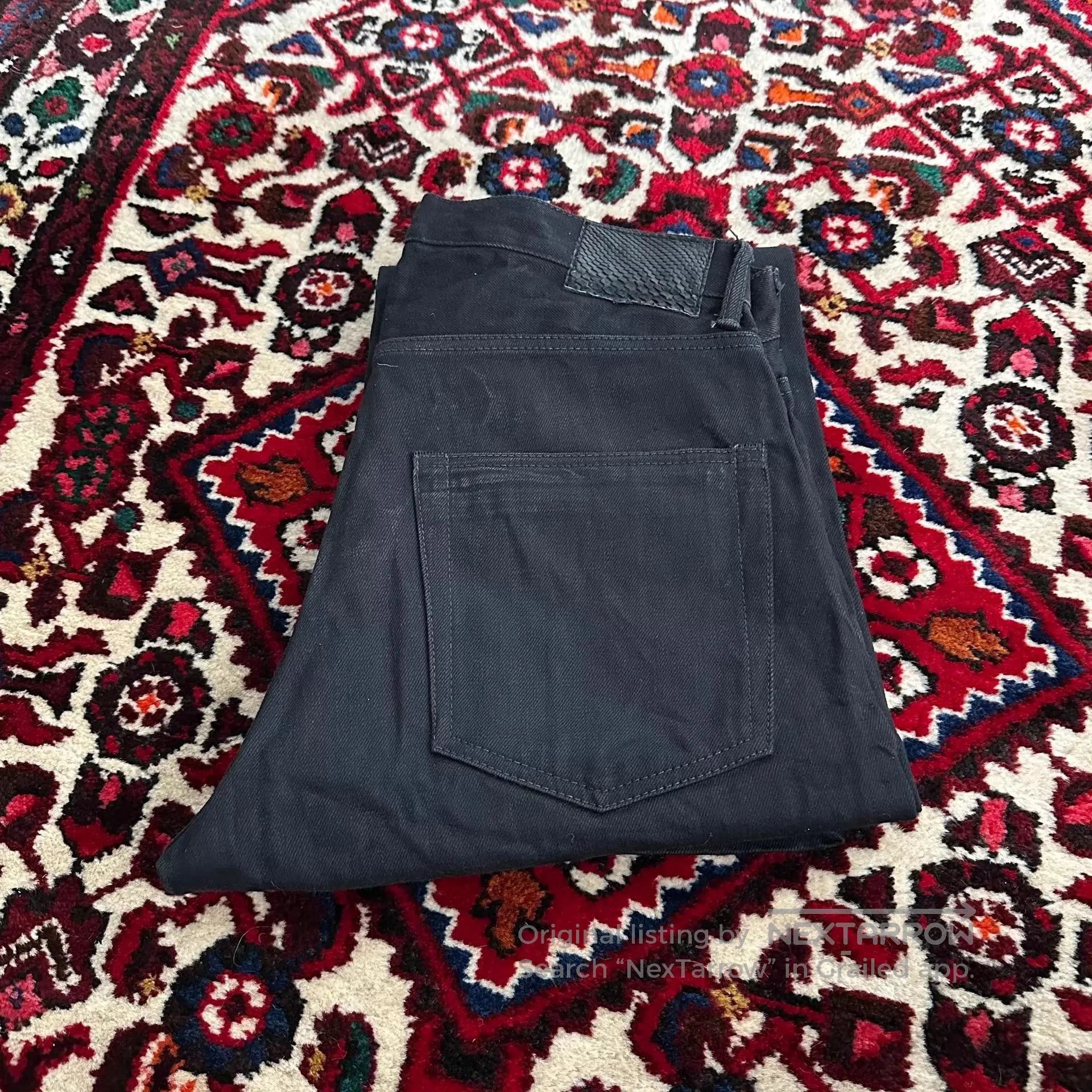 Visvim Black Denim Pants - Size 34. Size US 34 / EU 50 - 9 Thumbnail