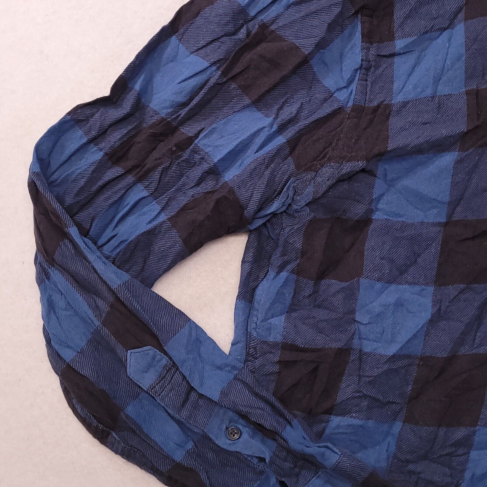 Croft & Barrow Croft & Barrow Buffalo Check Flannel Shirt Mens Size M Blue Size US M / EU 48-50 / 2 - 5 Thumbnail