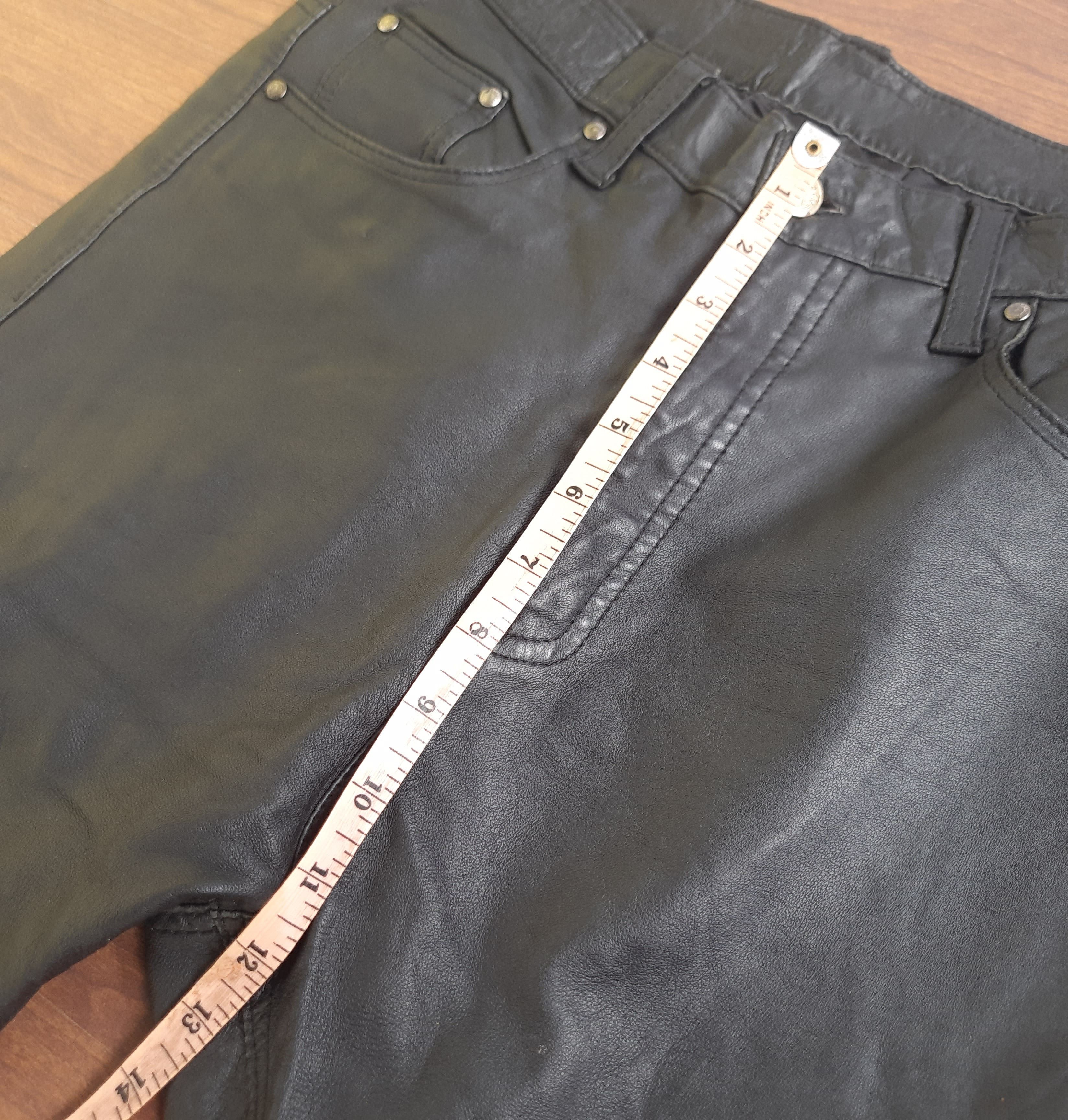 Beauty Beast Y2K No Label Leather Pants Japan Grunge Size US 30 / EU 46 - 13 Thumbnail
