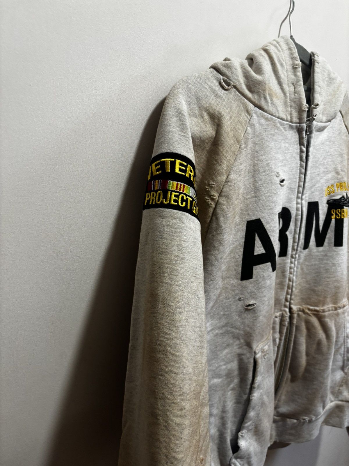 PROJECT G/R Project G/R Army Zip Up Hoodie NYC EXCLUSIVE