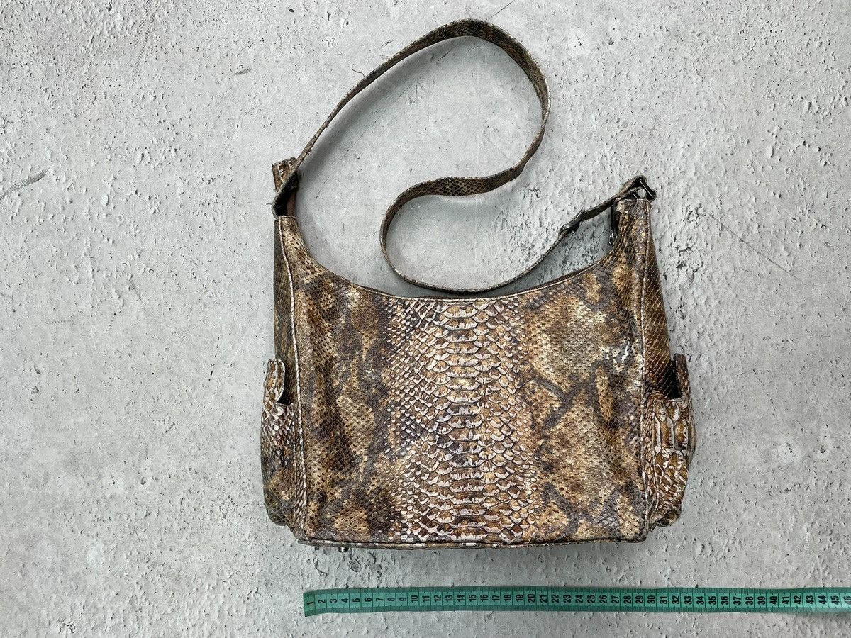 KMRii Hysteric glamour style leather snake skin messenger bag Size ONE SIZE - 12 Thumbnail