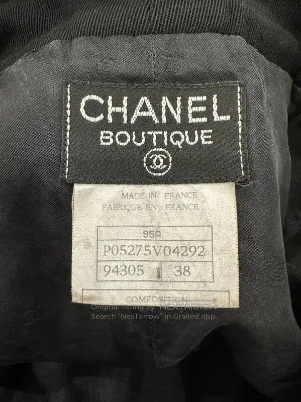 Chanel Chanel Black Wool Women's Shorts . Size 23" - 4 Thumbnail