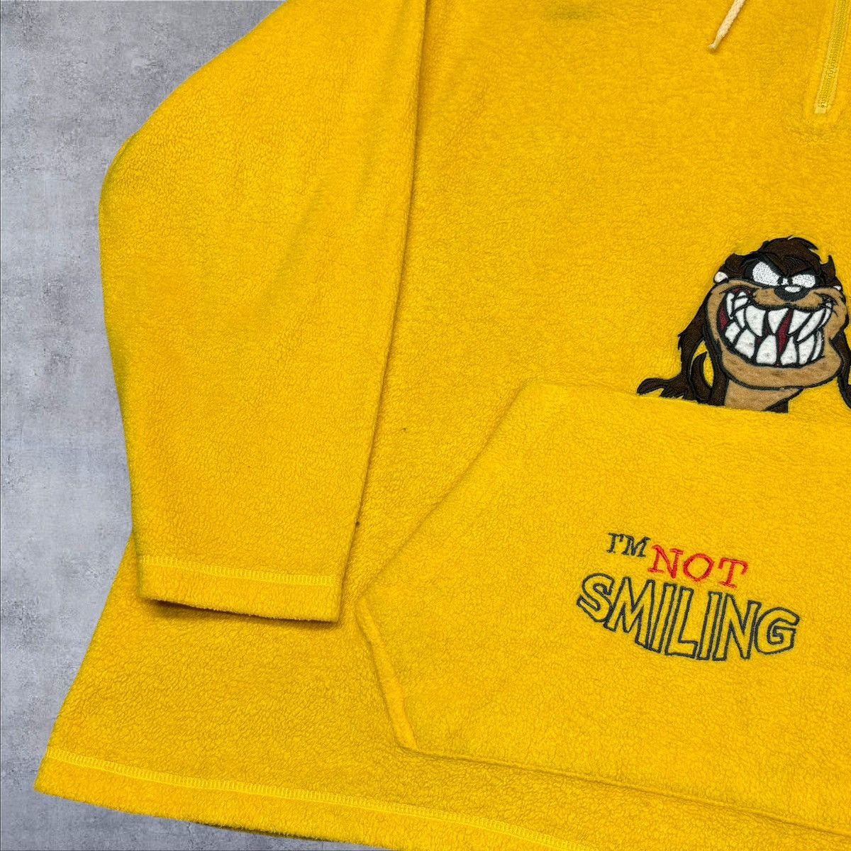 Vintage × Warner Bros Vintage Taz Fleece Hoodie Size US XXL / EU 58 / 5 - 2 Thumbnail