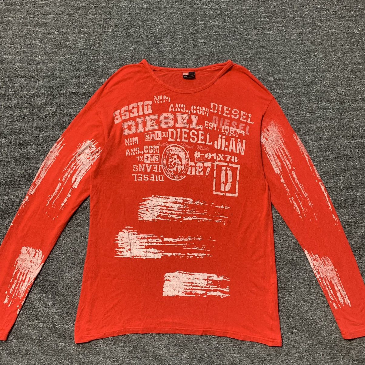 Diesel Vintage Diesel y2k Big Logo T-Shirt Size US M / EU 48-50 / 2 - 3 Thumbnail