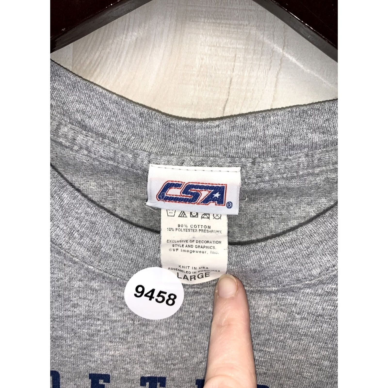 Vintage VINTAGE CSA Detroit Tigers 2006 Mens Cutoff Sleeves Shirt L Gray Cotton Blend T-Shirt Sports Men -9458 Size US L / EU 52-54 / 3 - 6 Thumbnail