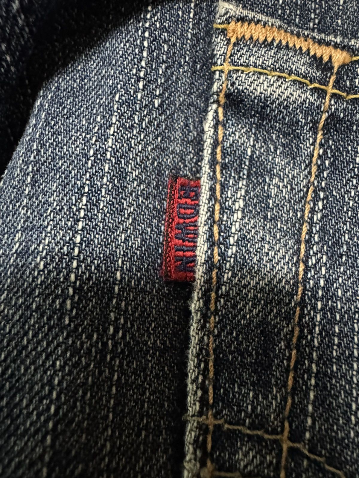 Edwin Vintage 2000s Edwin Fading Distressed Blue Jeans Size US 31 - 13 Thumbnail