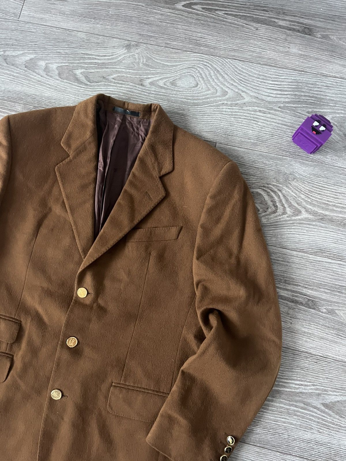 Burberry Very Rare Burberry Luxury Cashmere & Wool Exclusive Blazer Size 44R - 3 Thumbnail