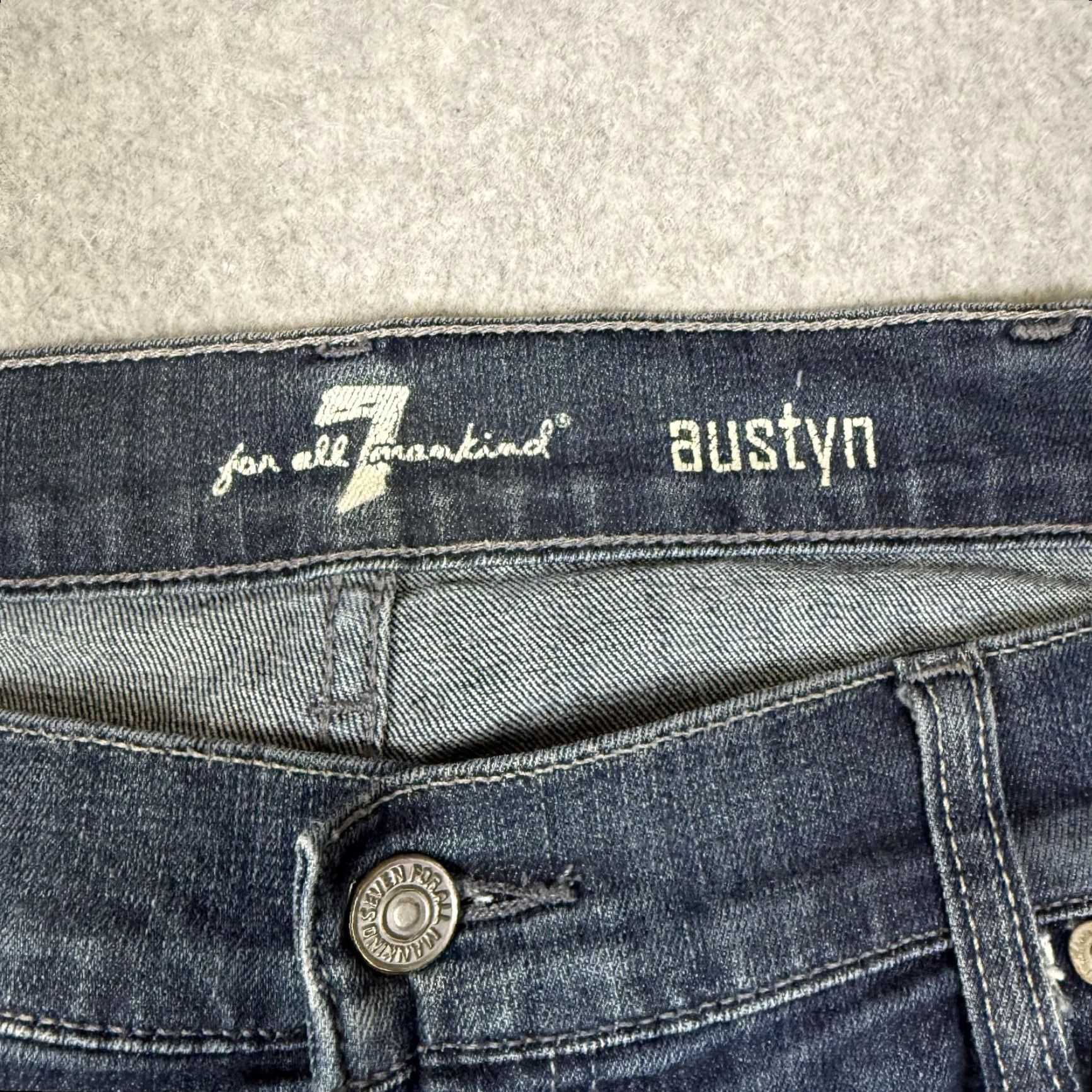 7 For All Mankind 7 for all Mankind Jeans Mens 40 Medium Wash Austyn Relaxed Straight Leg Big & Tall Size US 40 / EU 56 - 2 Thumbnail