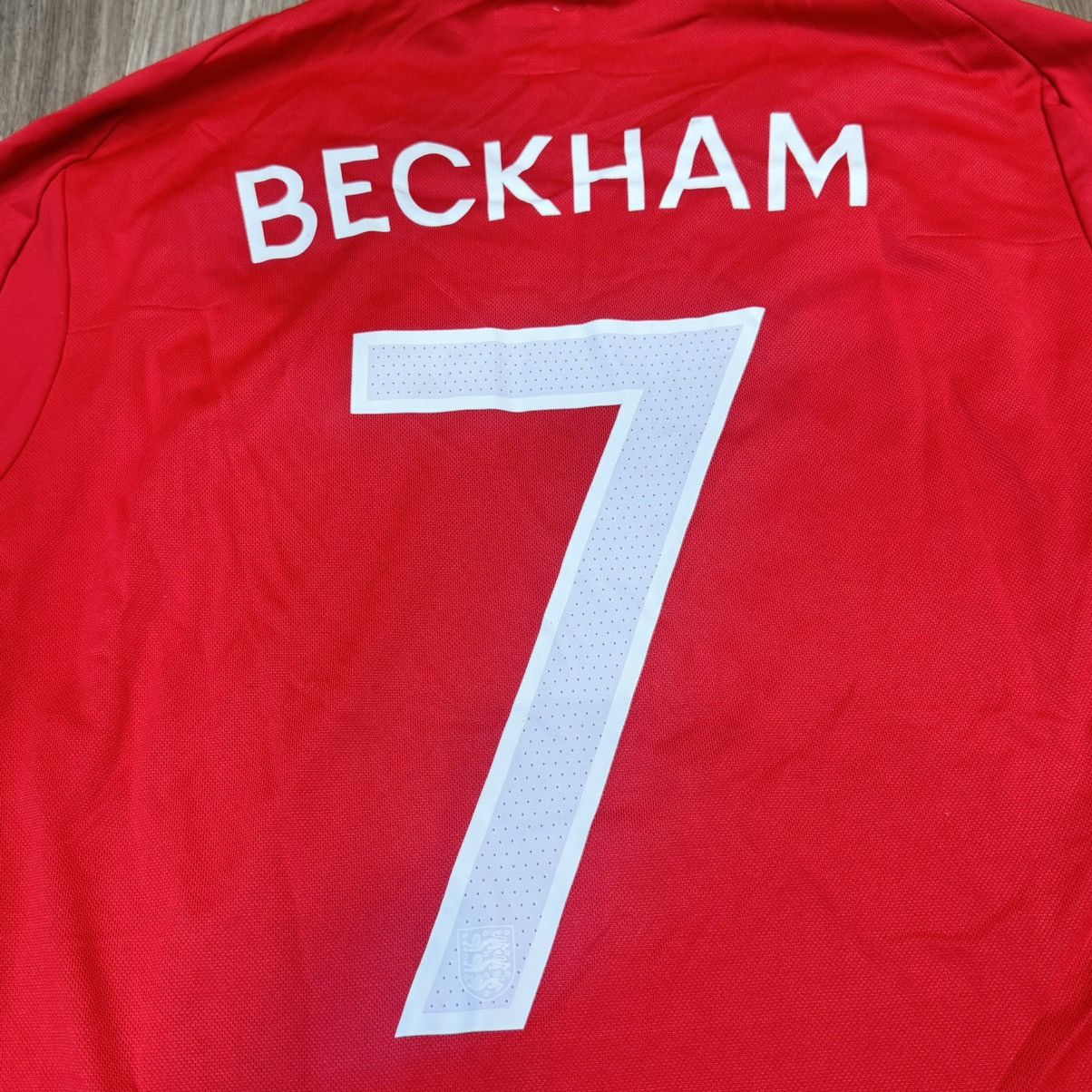 Umbro England 10/11 longsleeves away shirt #7 Beckham Size US XL / EU 56 / 4 - 6 Thumbnail