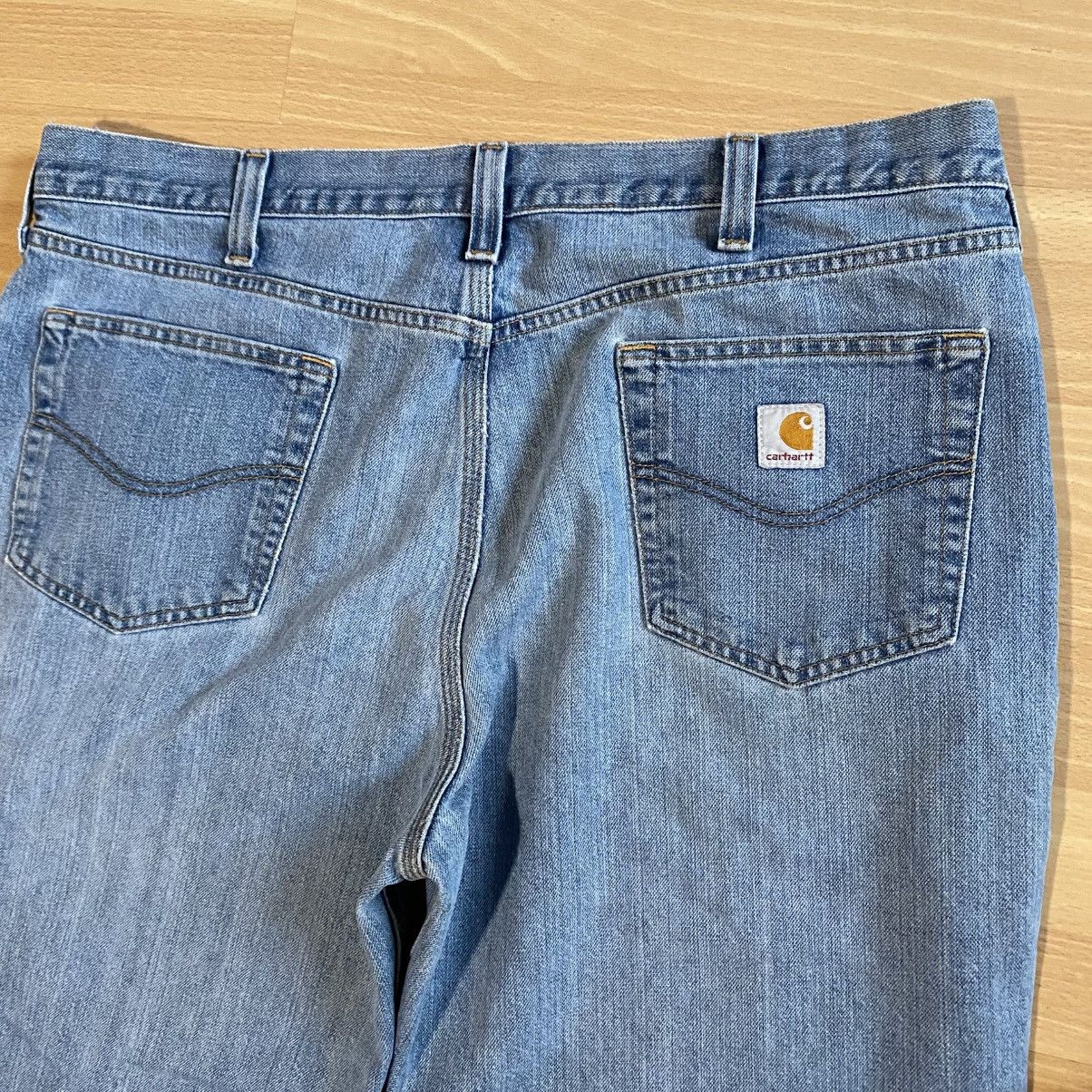 Carhartt Carhartt Jeans Men's 40x32 Blue Relaxed Fit Workwear Size US 40 / EU 56 - 7 Thumbnail