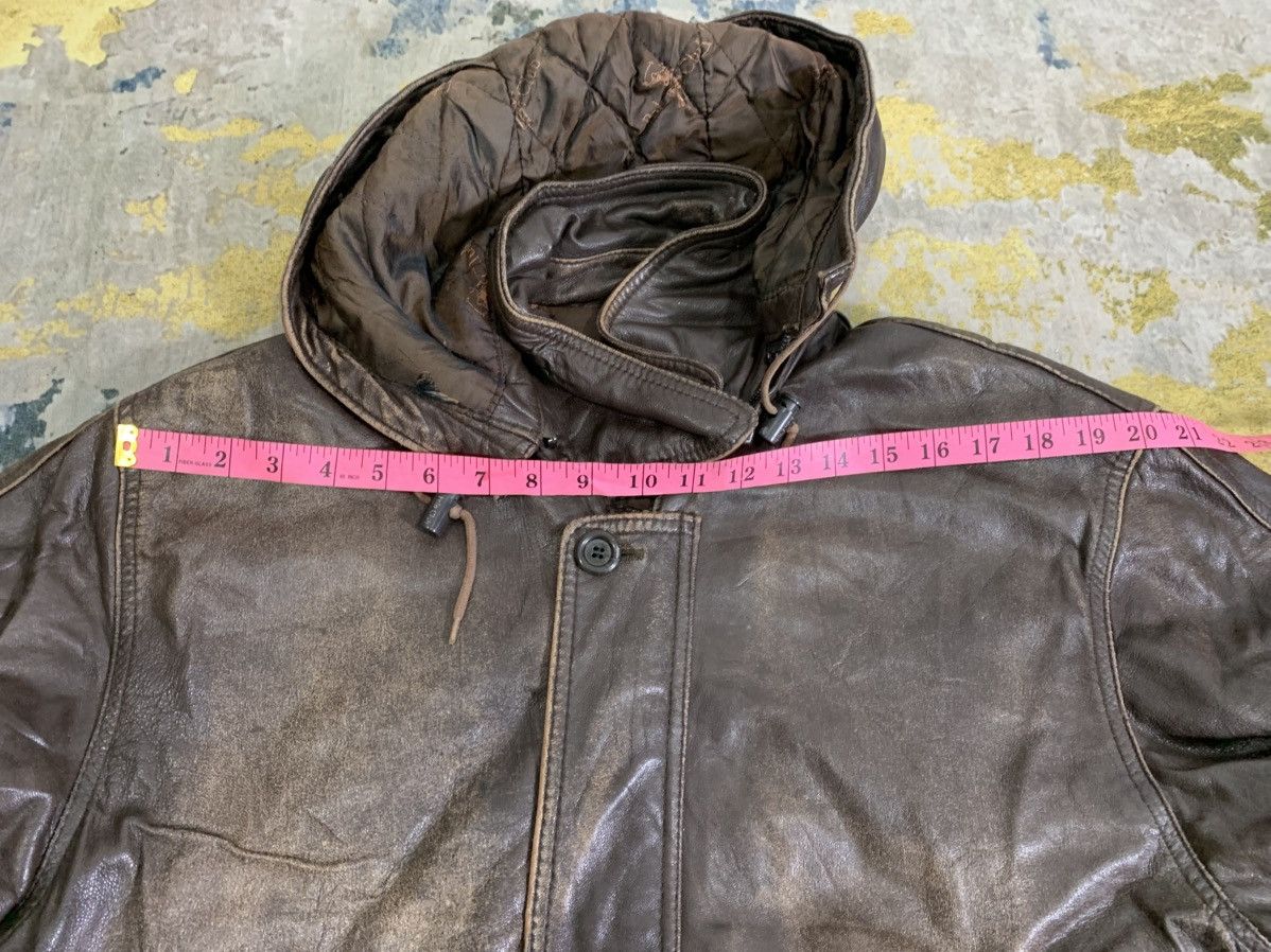 U.S. Polo Assn. Vintage Us Polo Parka leather Jacket Distressed Size US L / EU 52-54 / 3 - 11 Thumbnail