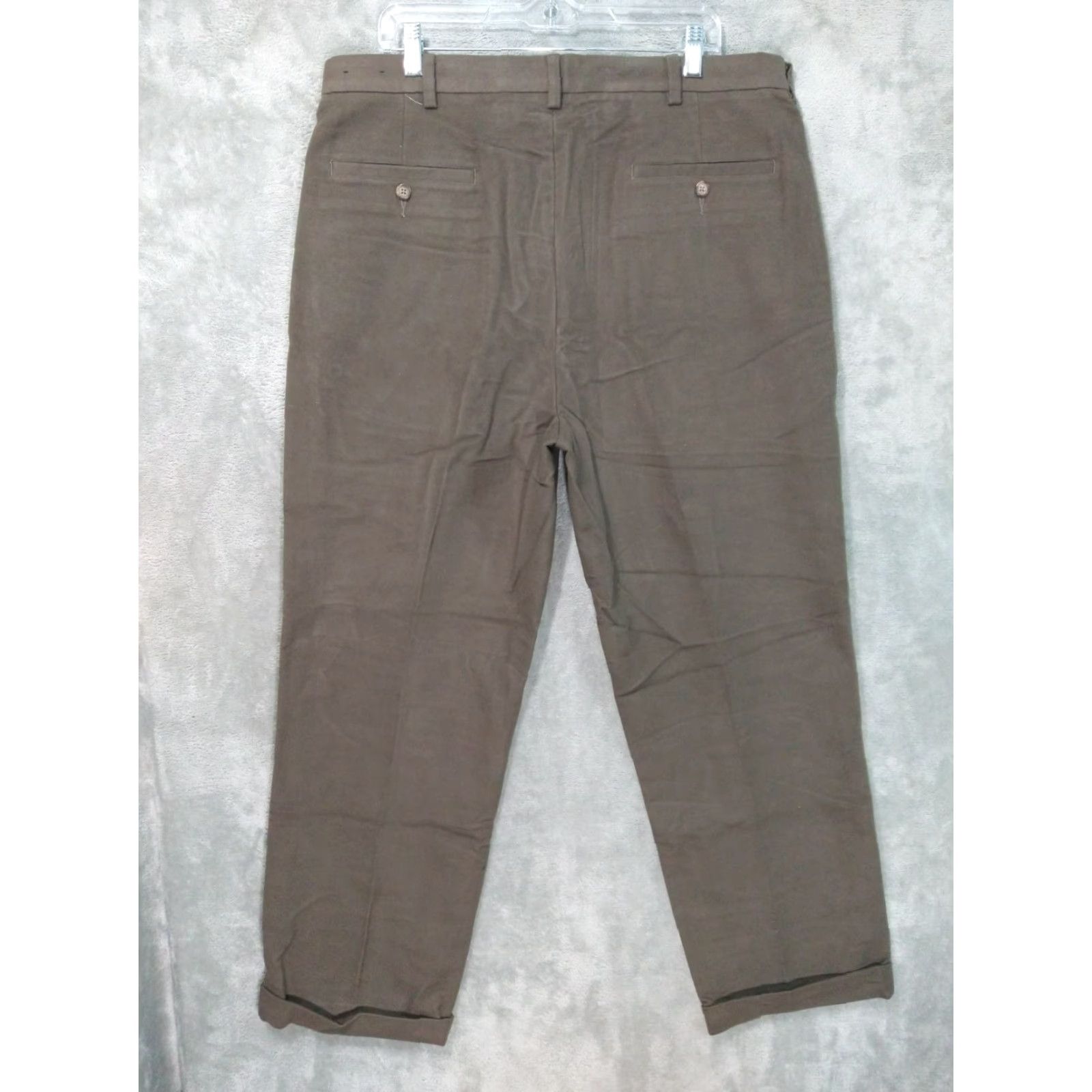 Brooks Brothers Brooks Brothers Pants Mens 38x34 Chino Brown Cotton Straight Leg Vintage 90s Mens Size US 38 / EU 54 - 2 Thumbnail