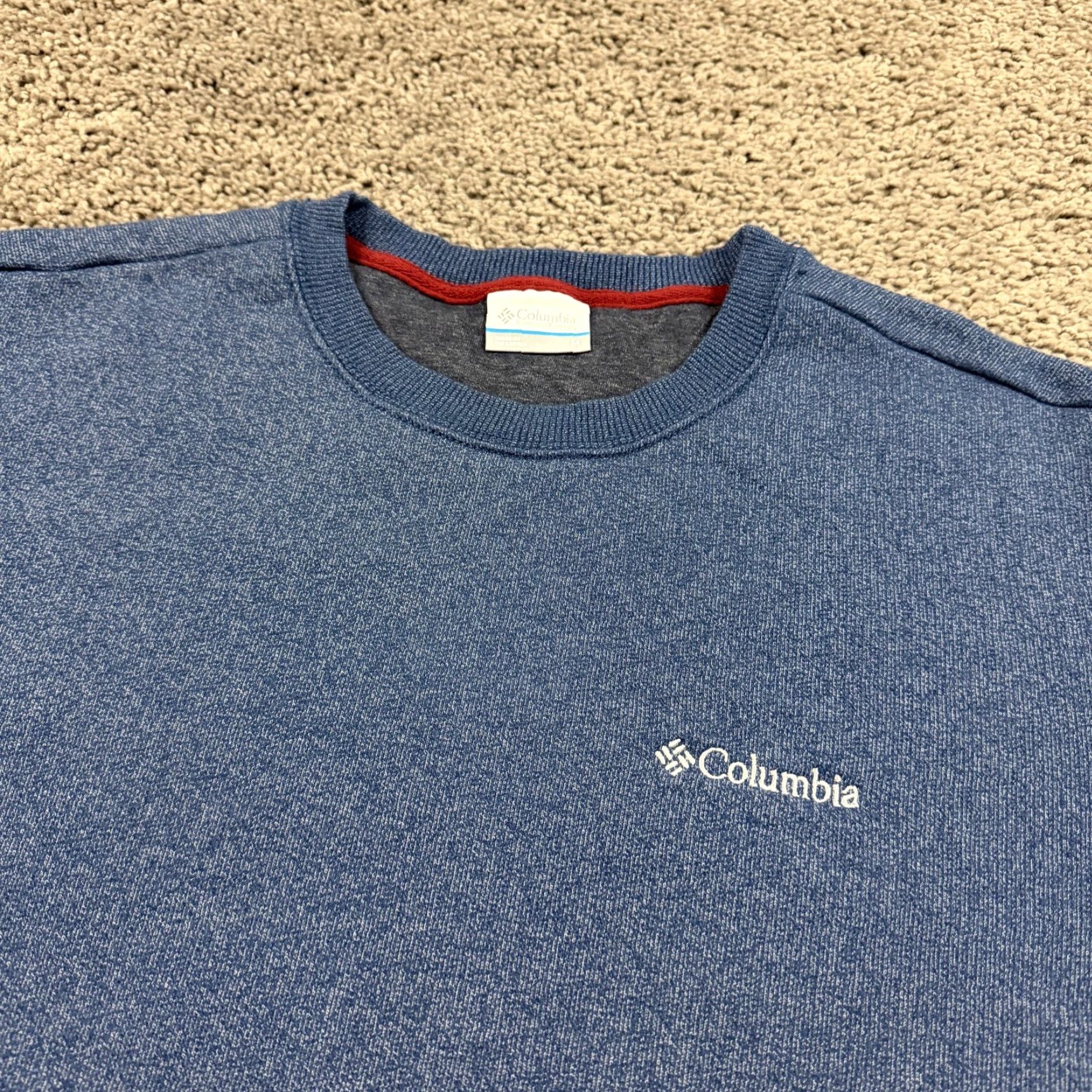 Greats Columbia Sweater Mens M Blue Crewneck Sweatshirt Pullover Casual Classic Logo Knit Warm Pullover Mens M Blue Columbia Sweater Size US M / EU 48-50 / 2 - 2 Thumbnail