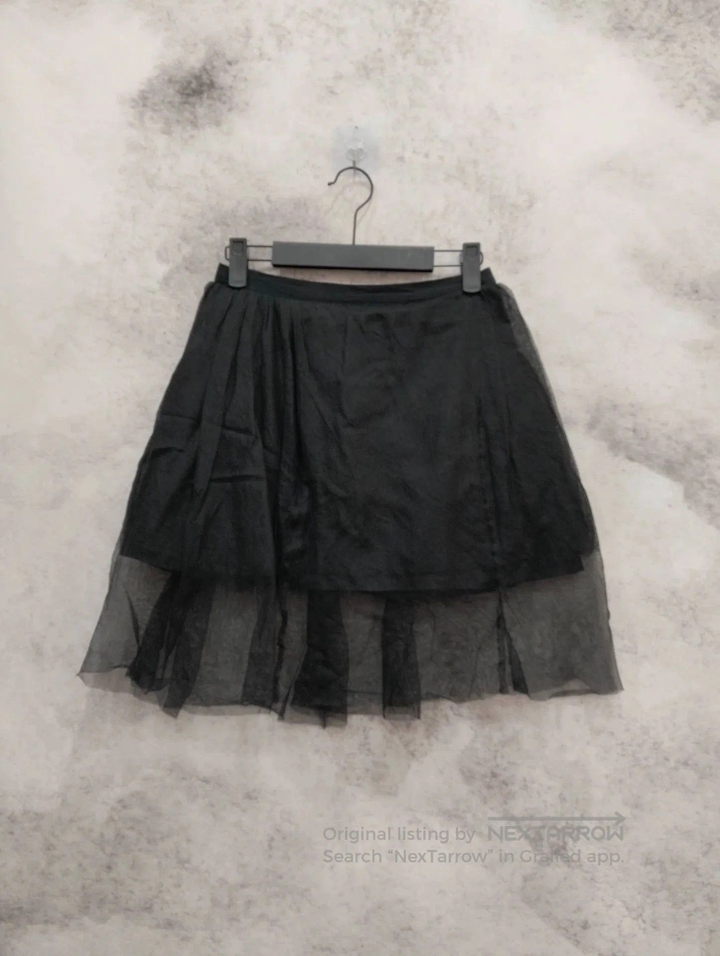 Dior black tulle mini skirt by Dior. Size US 36 / EU 52 - 1 Thumbnail