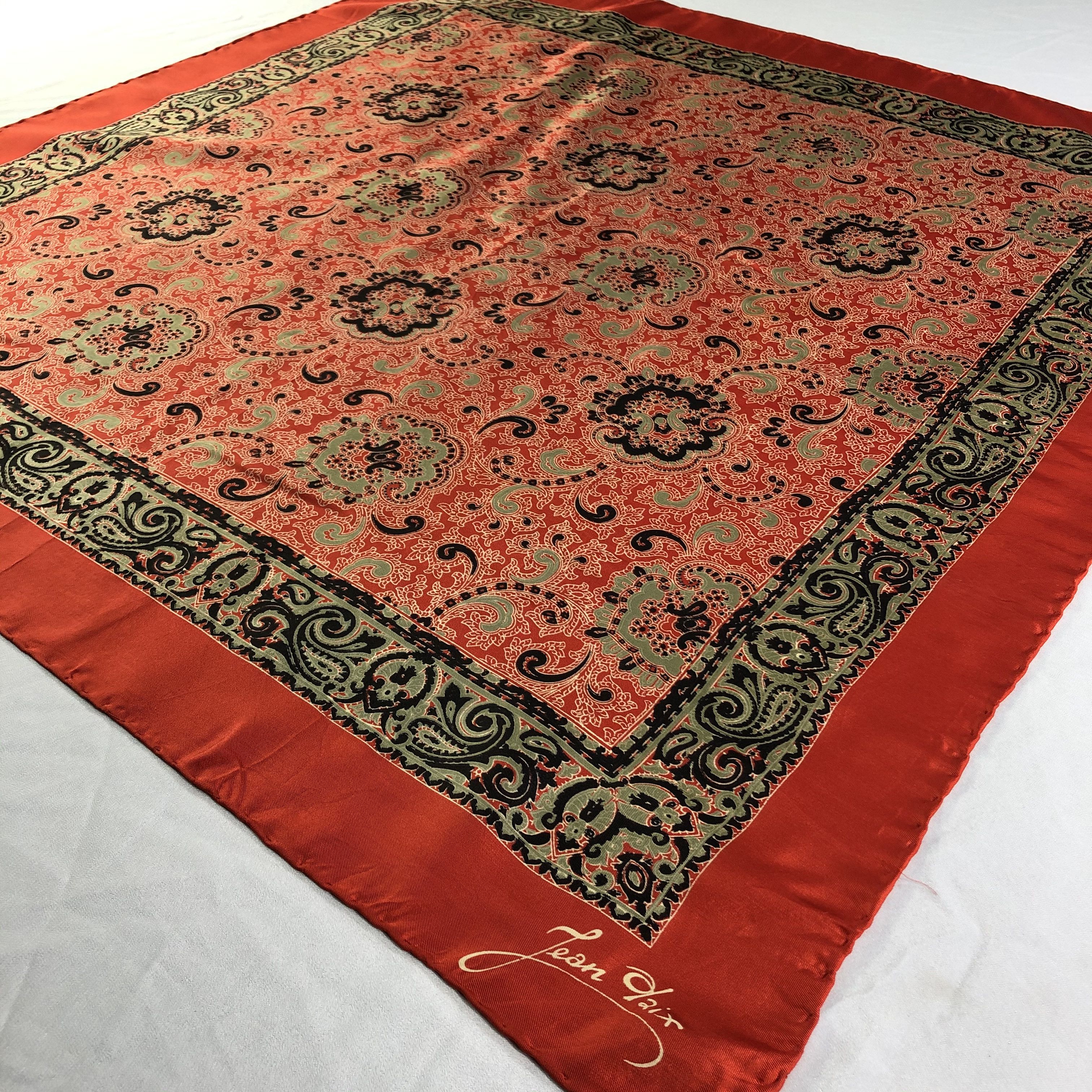 Vintage Vintage Silk Scarf Size ONE SIZE - 3 Thumbnail