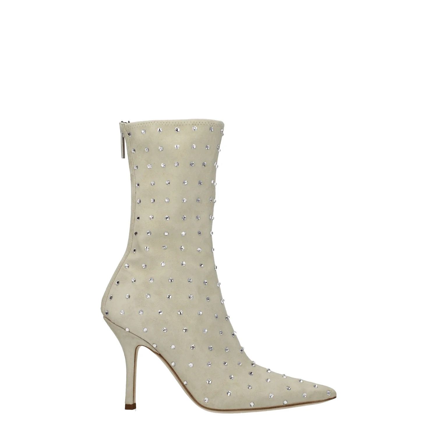 Paris Texas ob1o1e1124 Suede Ankle Boots in Beige Size US 8 / IT 38 - 1 Thumbnail