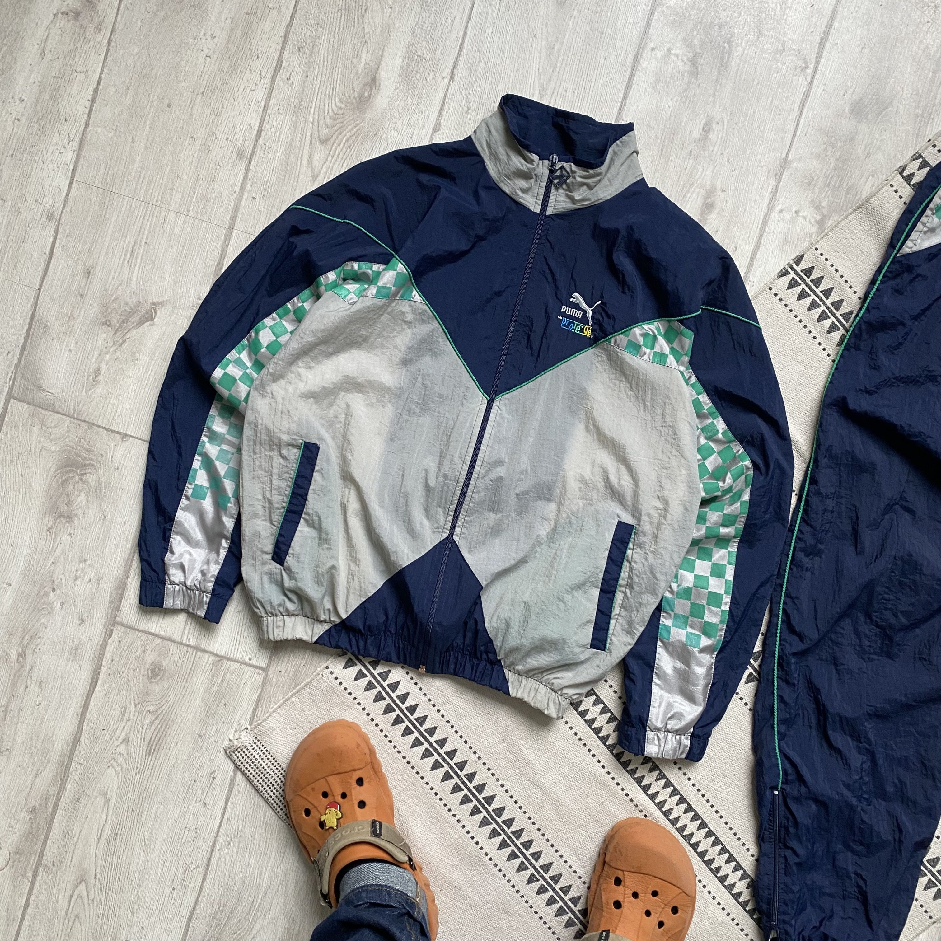 Puma Vintage 80-90s Puma Nylon track Suit streetwear / Nike Umbro Size US XS / EU 42 / 0 - 3 Thumbnail