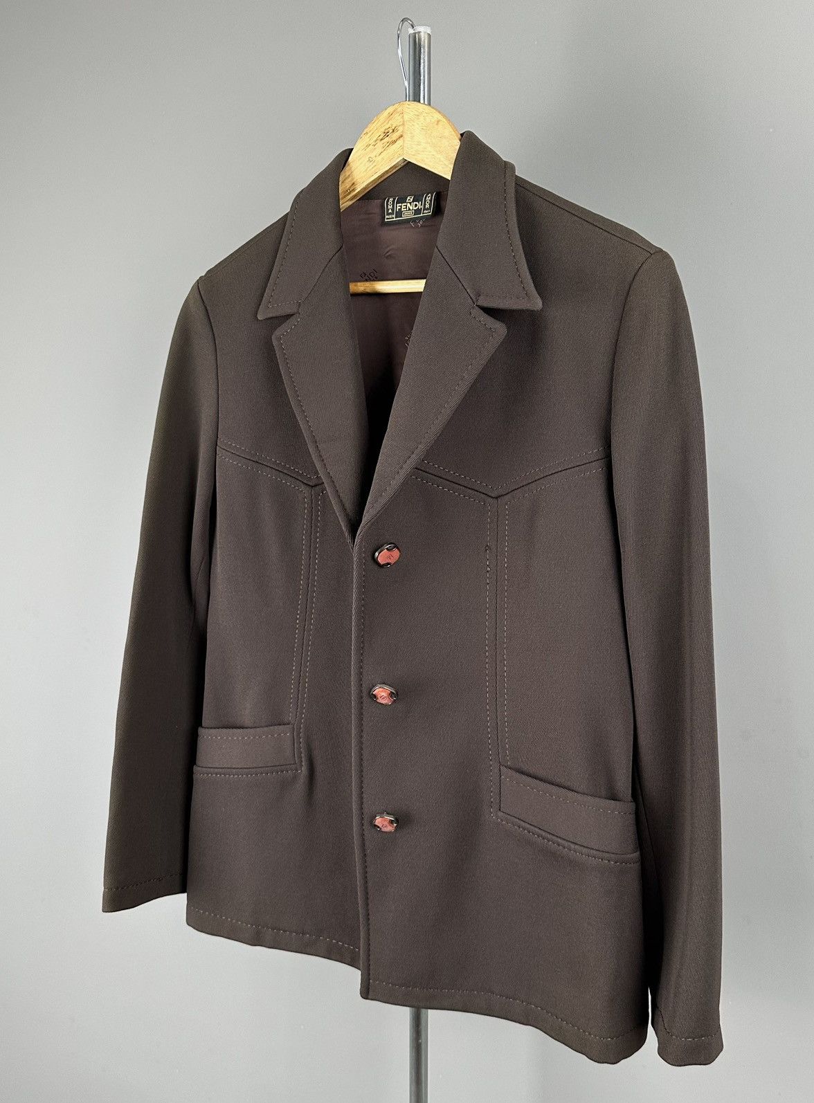 Fendi Fendi - Casual Jacket Button Down Size M / US 6-8 / IT 42-44 - 4 Thumbnail