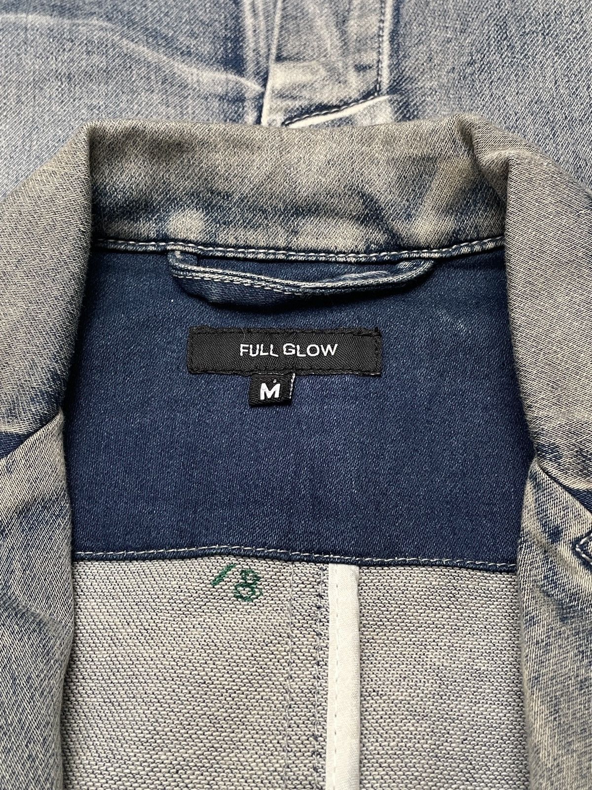 Japanese Brand × Vintage Vintage Japanese Brand Full Glow Denim Jacket 1990s Size US M / EU 48-50 / 2 - 7 Thumbnail
