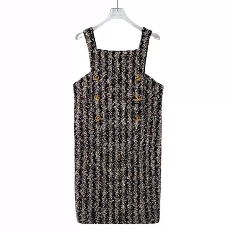 Louis Vuitton louis vuitton brown wool sleeveless dress-dmc Size XS / US 0-2 / IT 36-38 - 1 Thumbnail