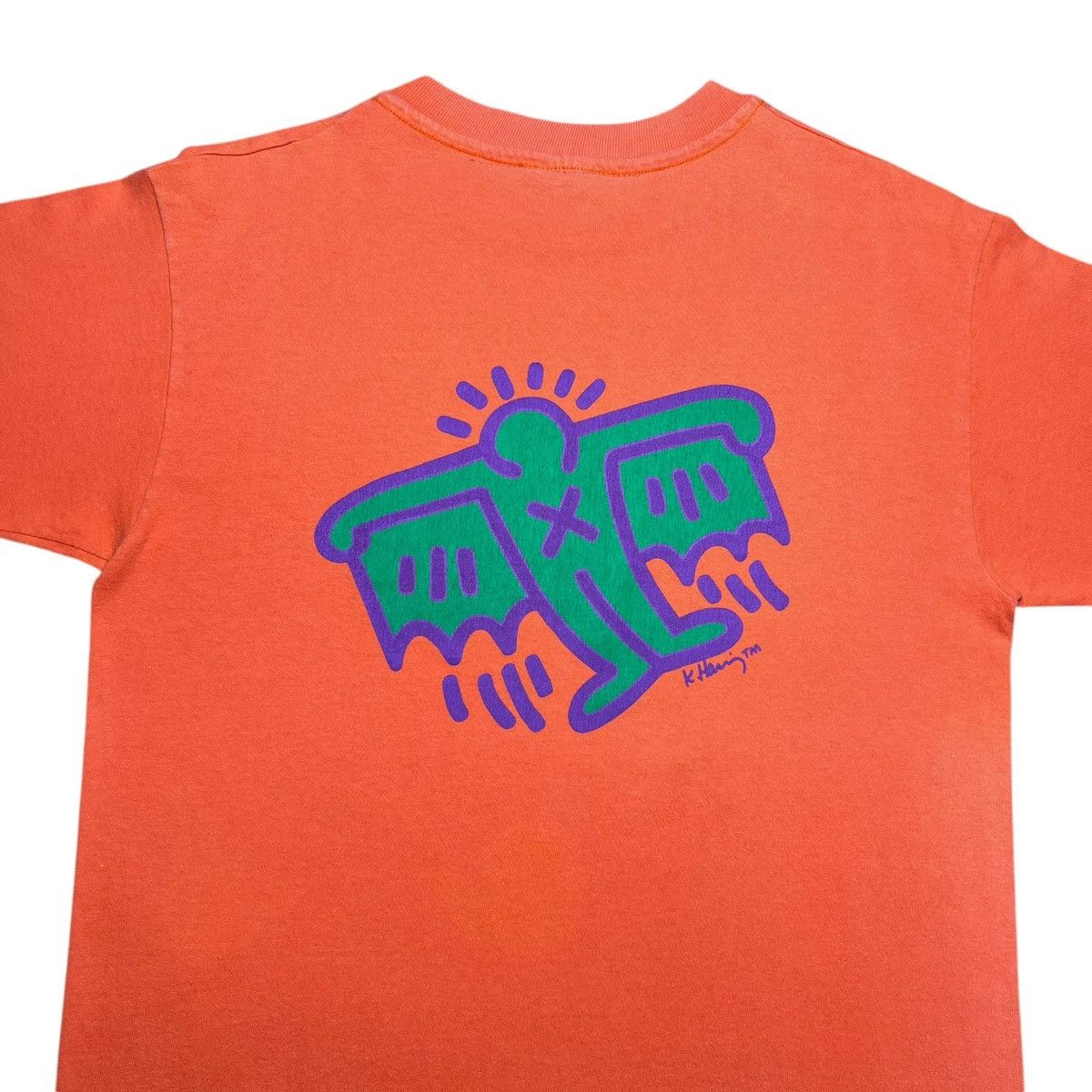 Other 1980s Keith Haring Batman Angel Devil Pop Shop Art T-Shirt Size US M / EU 48-50 / 2 - 10 Thumbnail