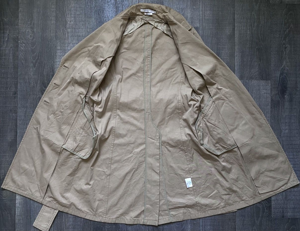Givenchy Womens Givenchy Paris Beige Trench Coat Jacket Double Breast Size M / US 6-8 / IT 42-44 - 4 Thumbnail