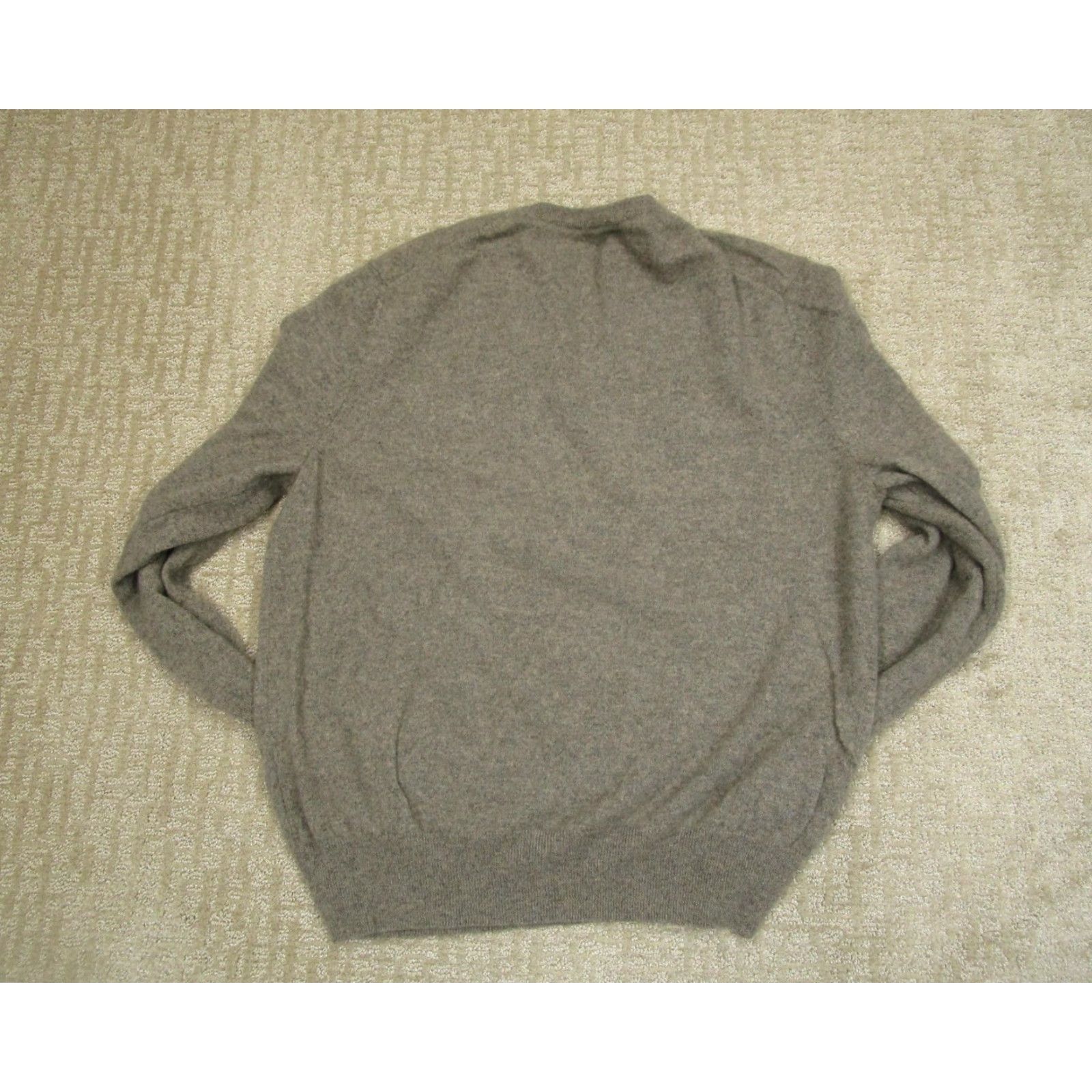 Cremieux Daniel Cremieux Sweater Men XL Brown V-Neck 100% Cashmere Lightweight Pullover Knit Classic, Preppy Mens Size US XL / EU 56 / 4 - 3 Thumbnail