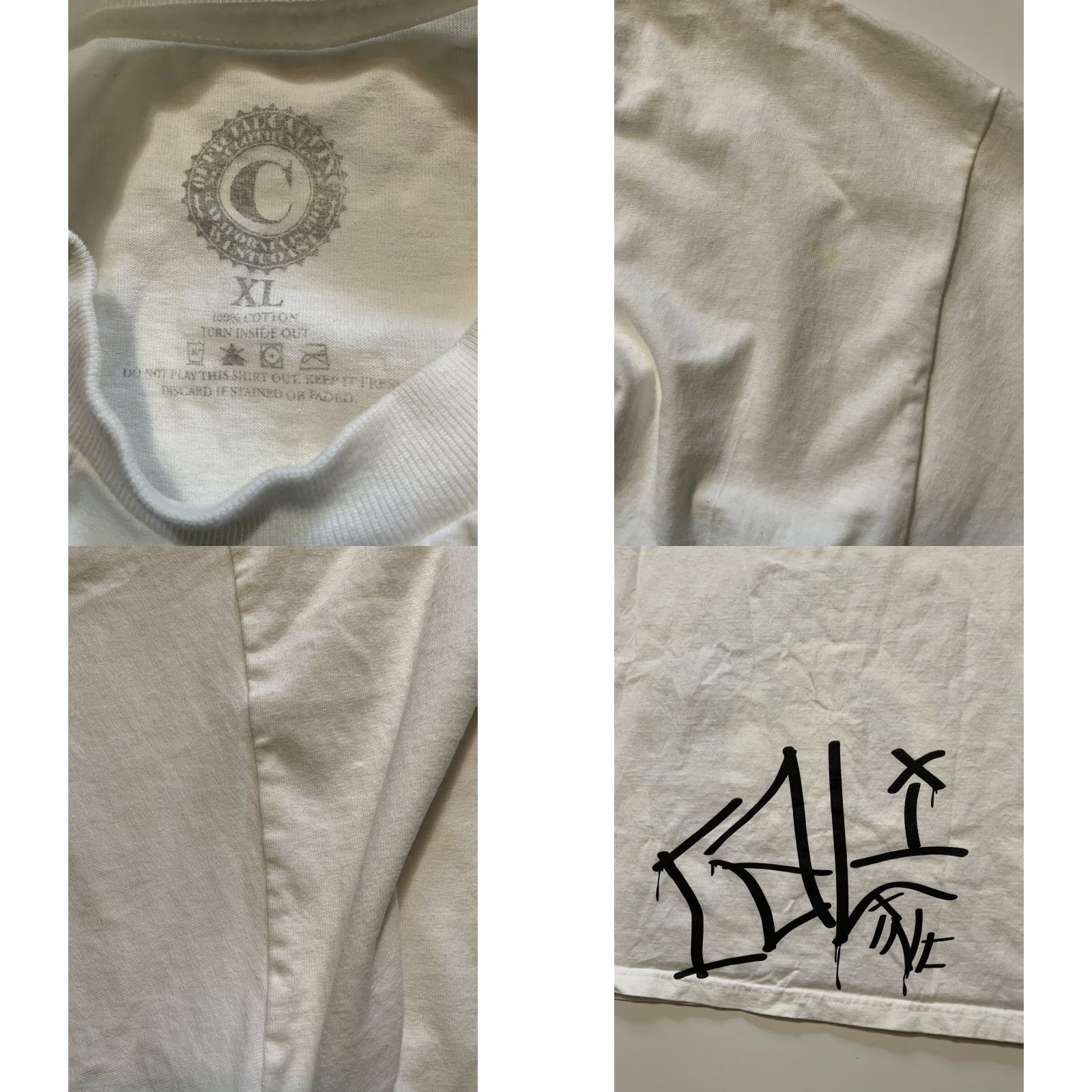 Vintage VINTAGE Official Cali Inc Tha Alkaholiks Tha Liks Los Angeles Hip Hop Rap White T-Shirt XL Men White Hip Hop Tee Size US XL / EU 56 / 4 - 8 Thumbnail